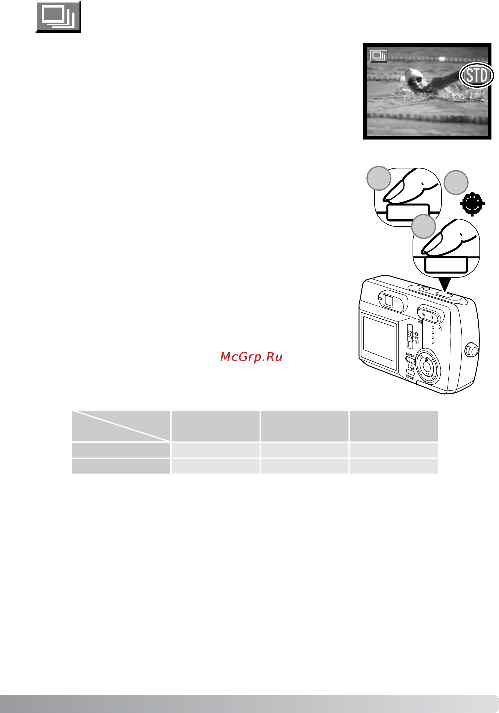 Minolta Dimage E323 [33/96] Непрерывная съёмка