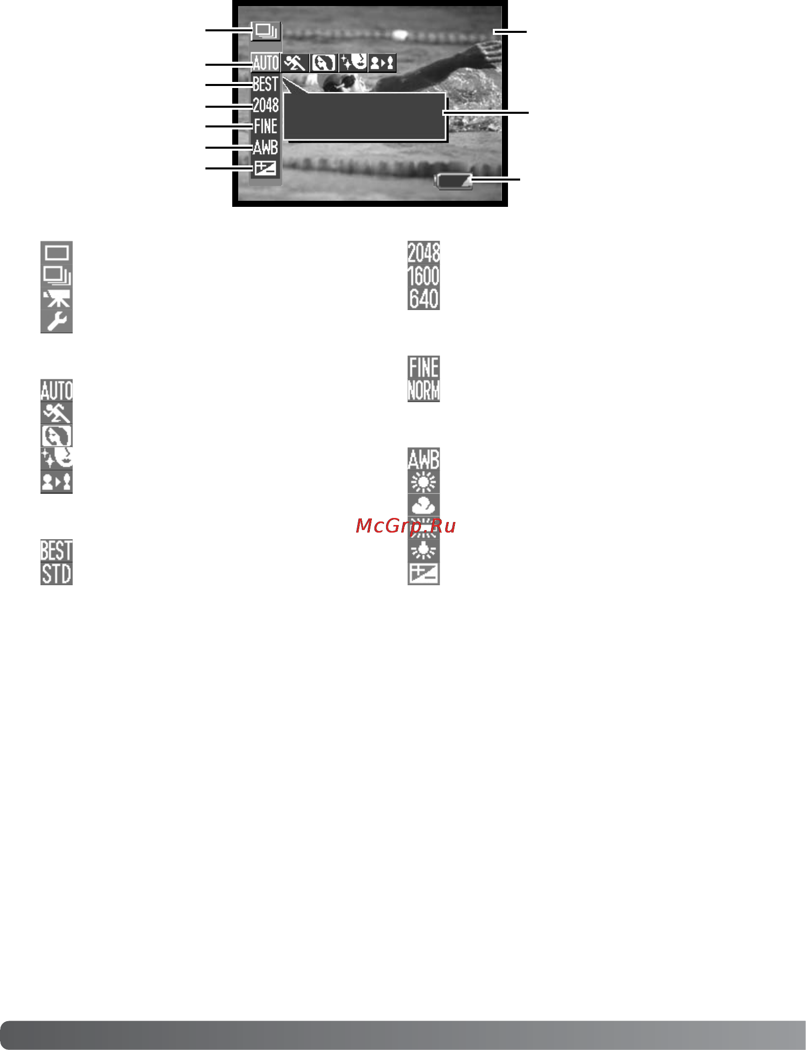 Minolta Dimage E323 [38/96] Жк монитор в режиме непрерывной съёмки