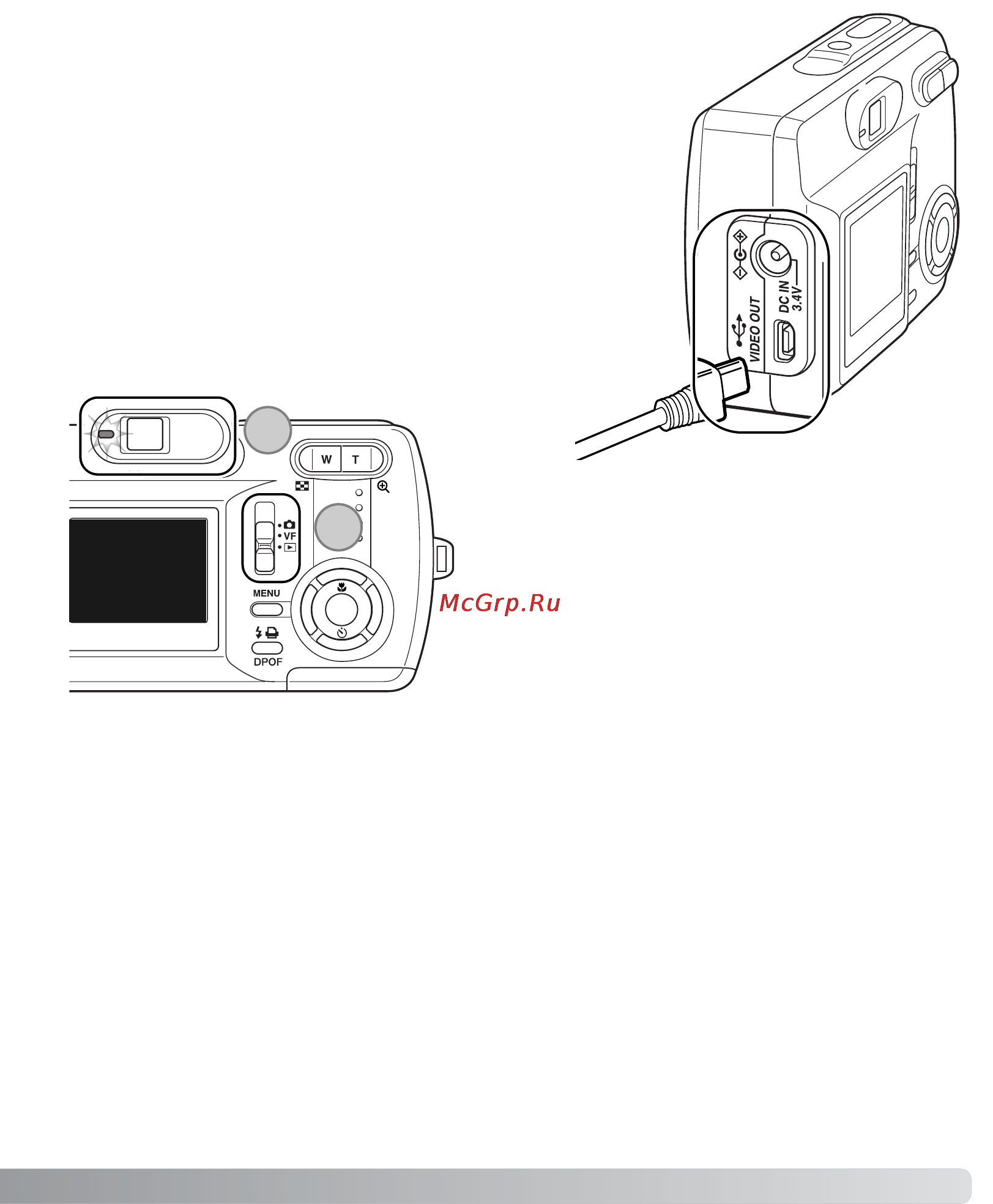 Minolta Dimage E323 [71/96] Подсоединение фотокамеры к компьютеру
