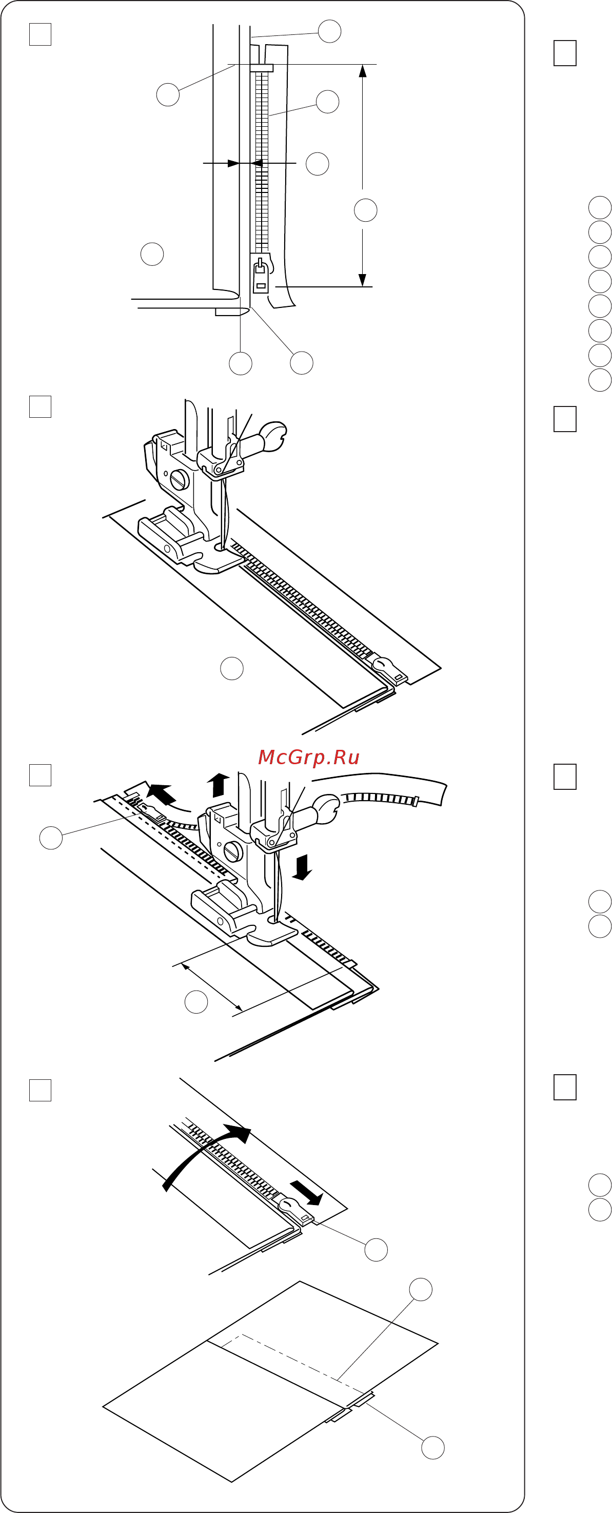 Janome 6260 QC Инструкция по эксплуатации онлайн [34/52] 31050