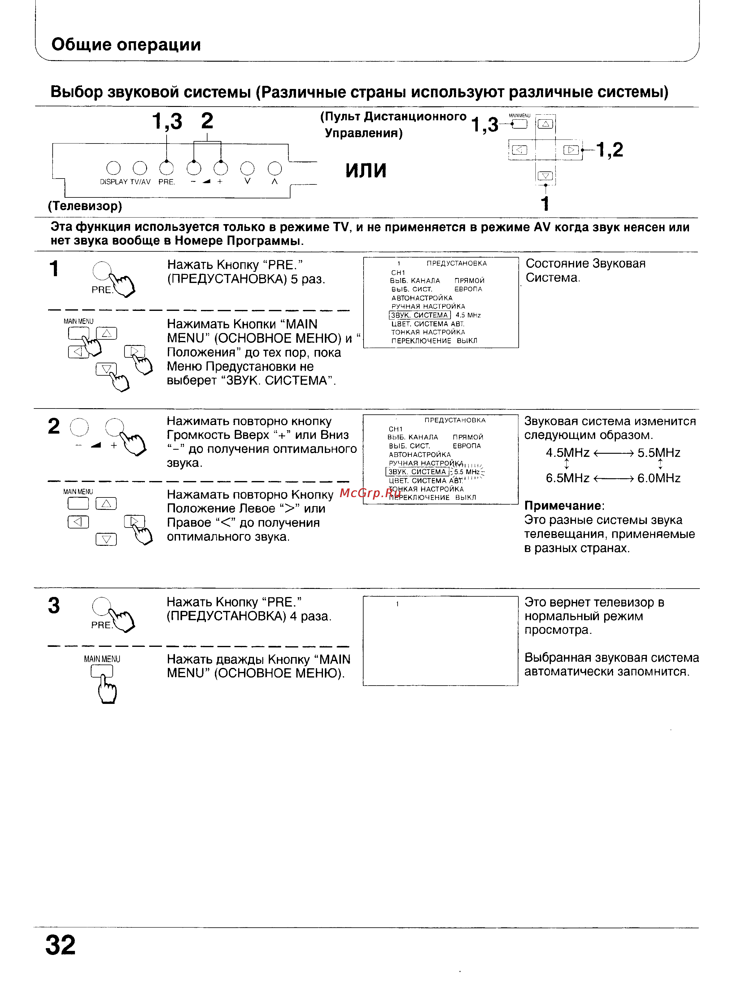 Panasonic TX-47WG25 [32/58] Или ы