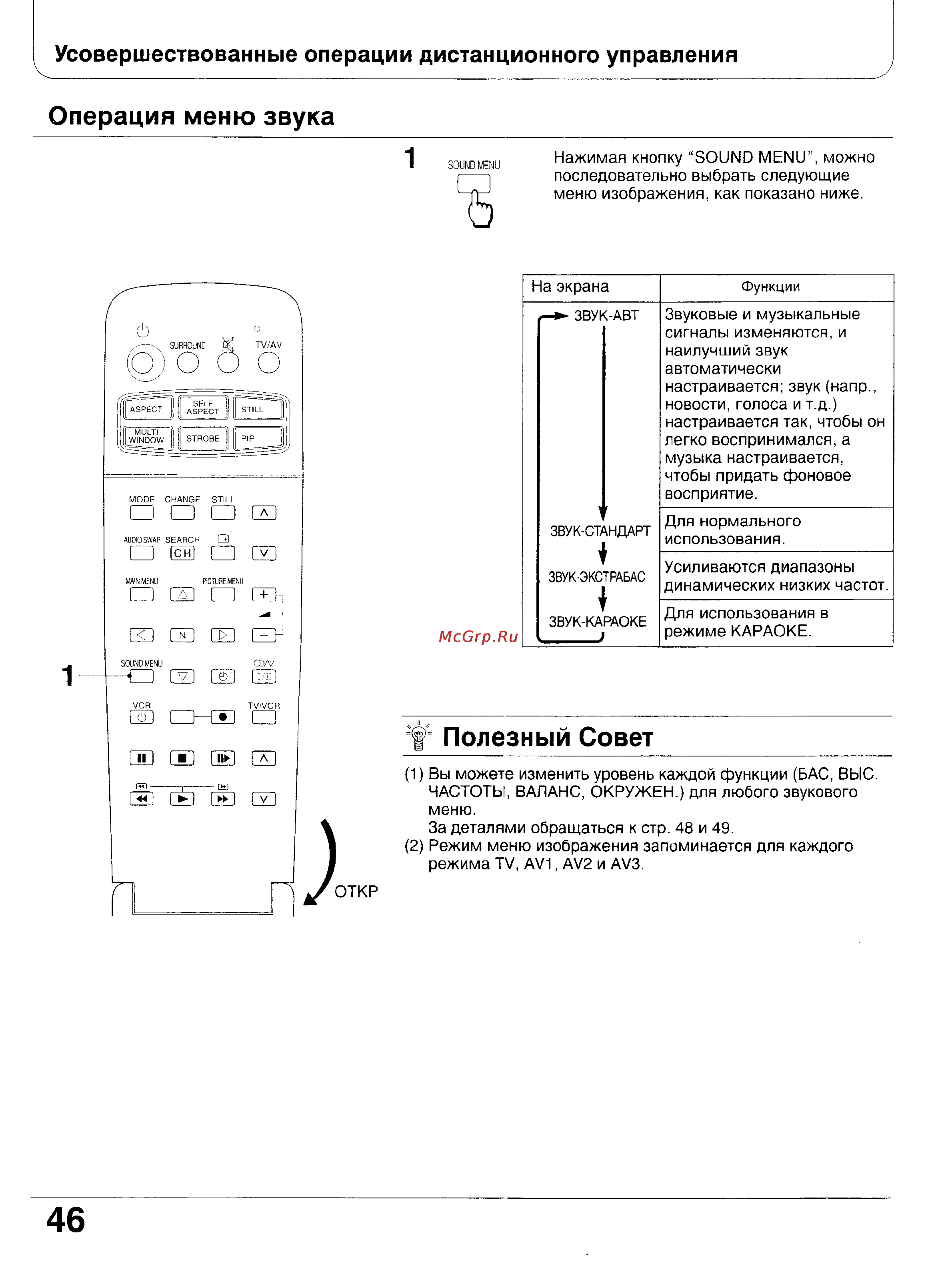 Panasonic TX-47WG25 [46/58] F полезный совет