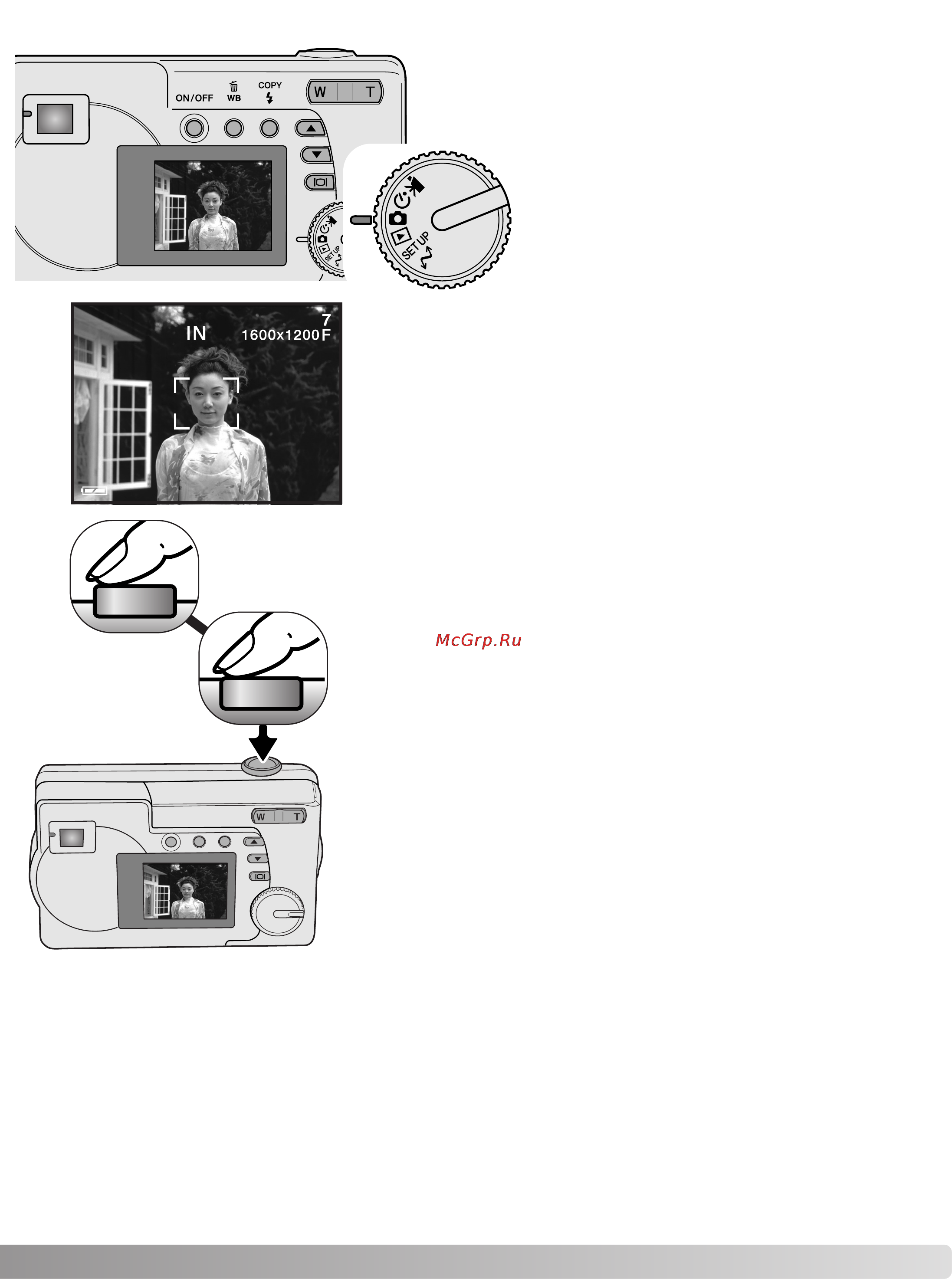 Minolta Dimage E223 [21/64] Основные операции записи