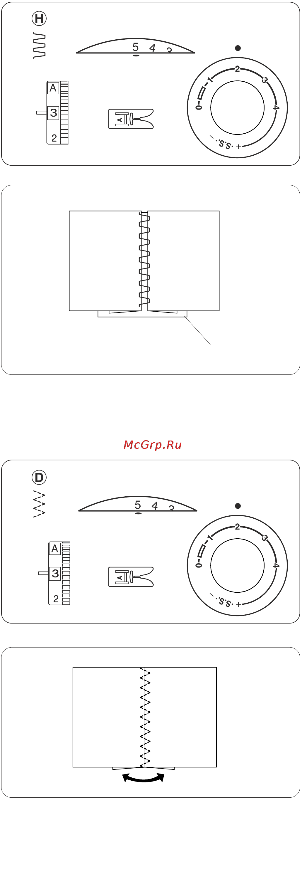 Janome 625 E [40/45] Мережка