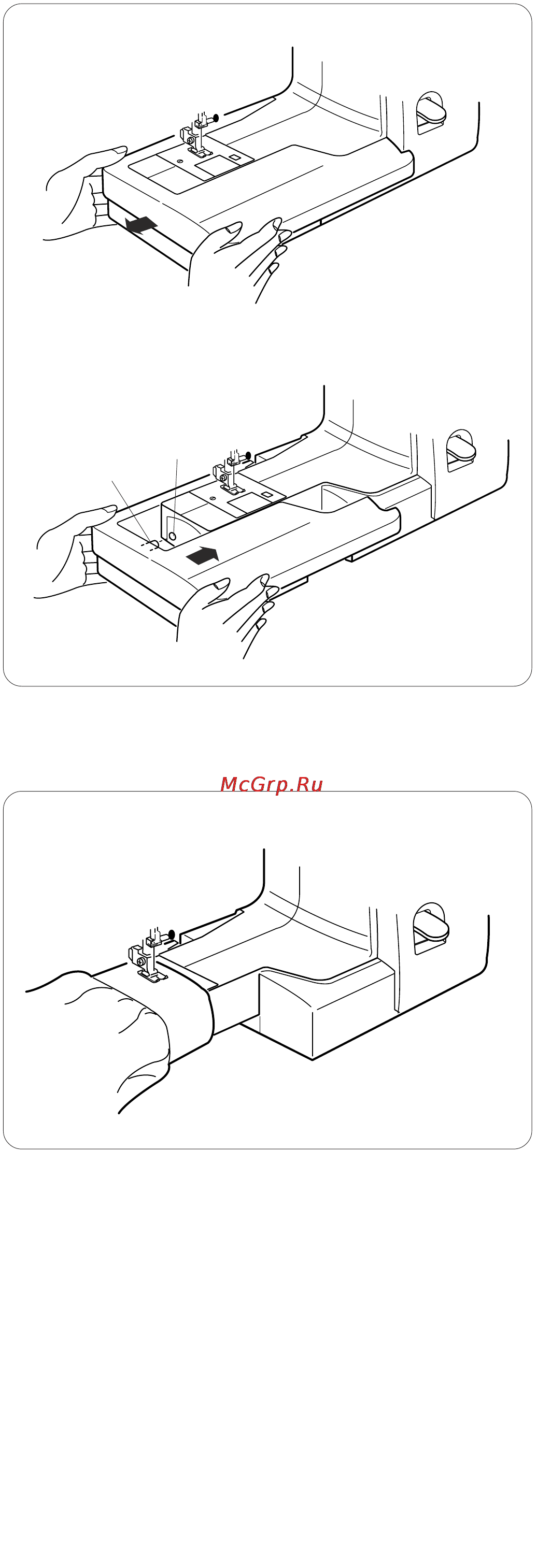 Janome 625 E [6/45] Дополнительный столик