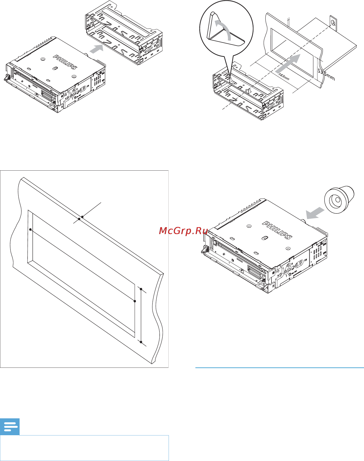 Philips CEM220/51 [14/36] Крепление передней панели