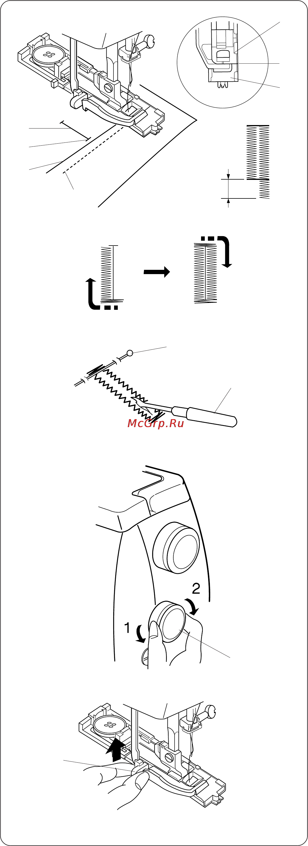 Janome 6125 QC Инструкция по эксплуатации онлайн [24/43] 31100