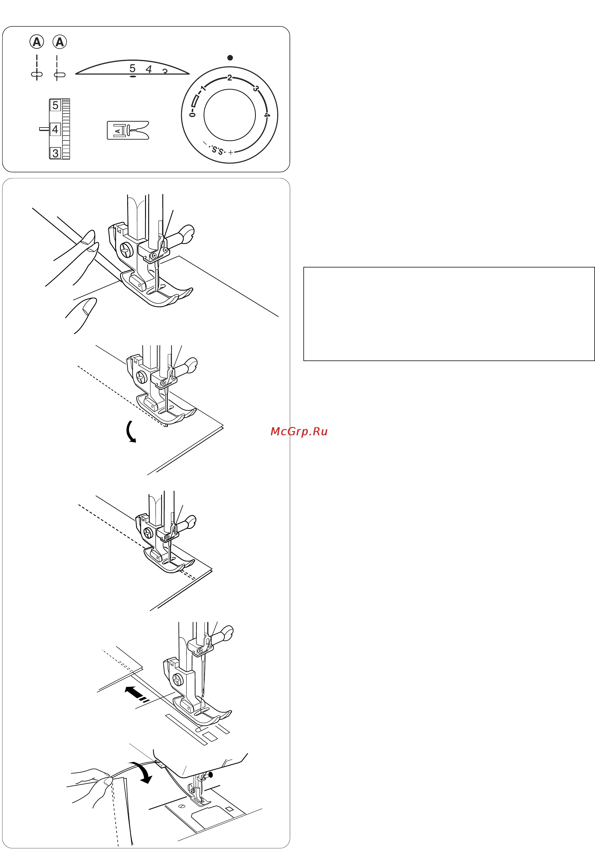 Janome SE 522 [20/45] Раздел 3 основные швейные техники