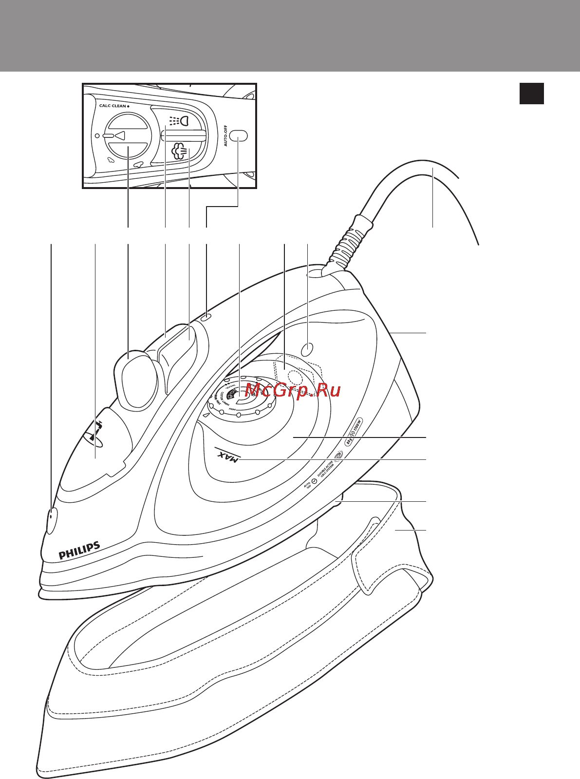 Philips GC 1960/02 Инструкция по эксплуатации онлайн [3/22] 31136