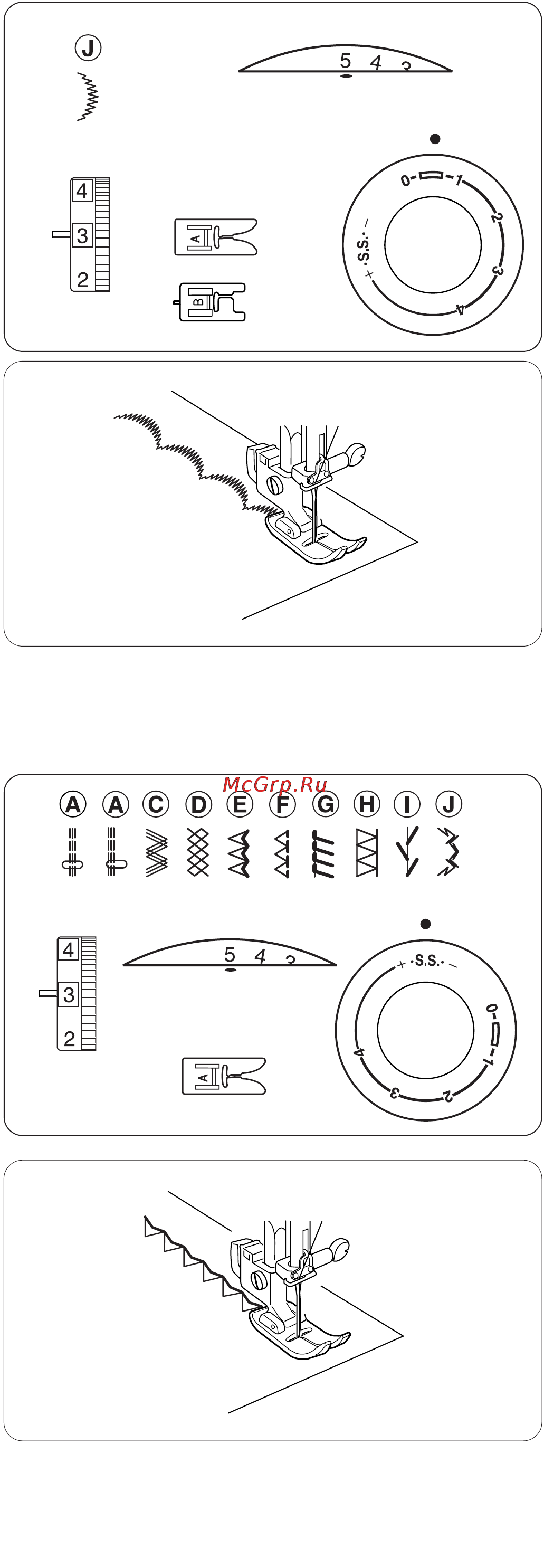 Janome 521 [31/38] Раздел 5 декоративные строчки