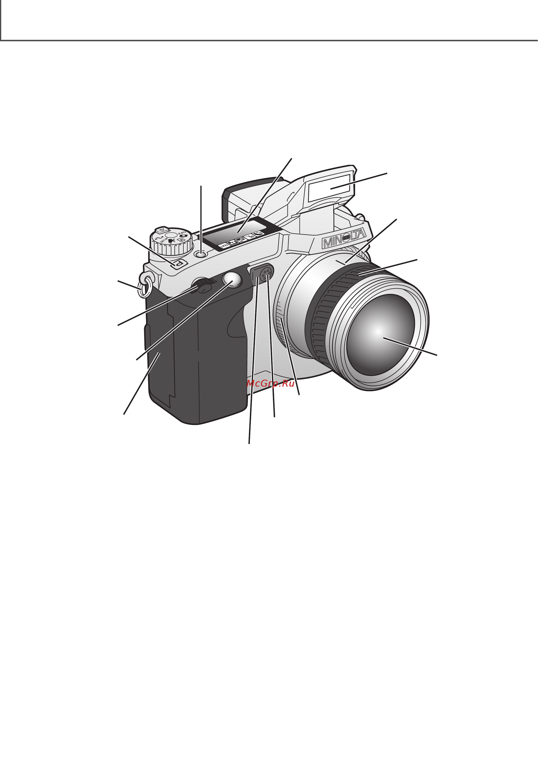 Minolta Dimage 7i [12/164] Корпус фотокамеры