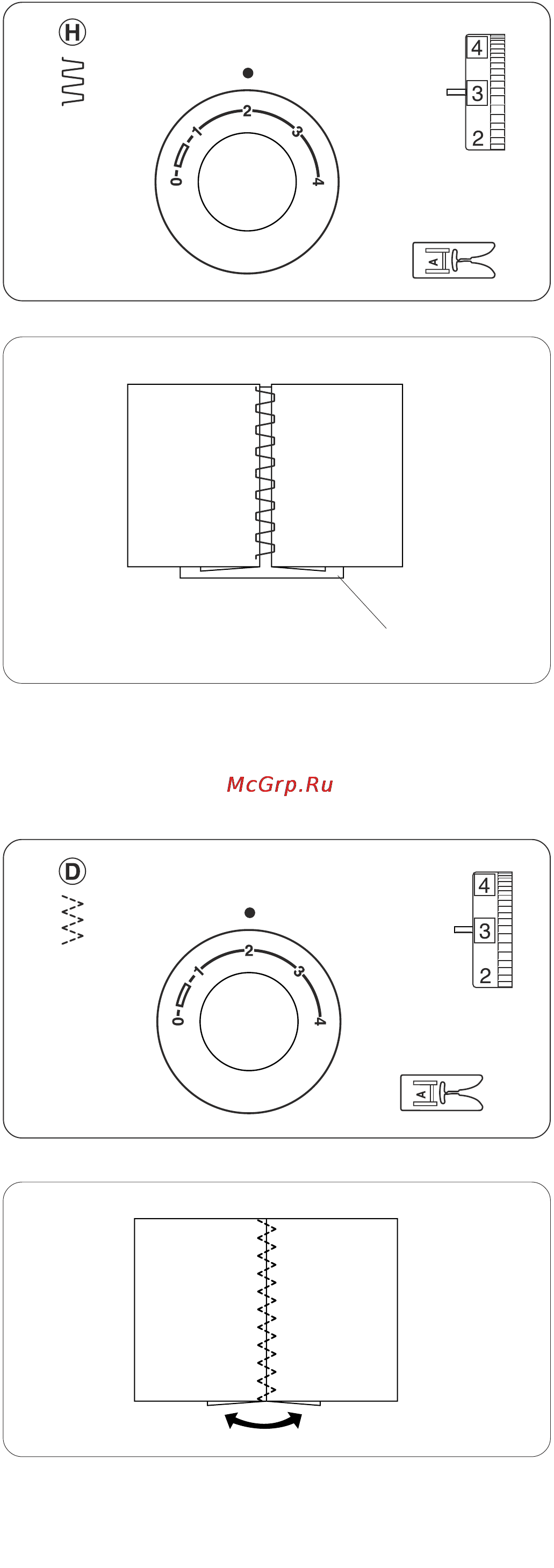 Janome 509 [30/34] Мережка