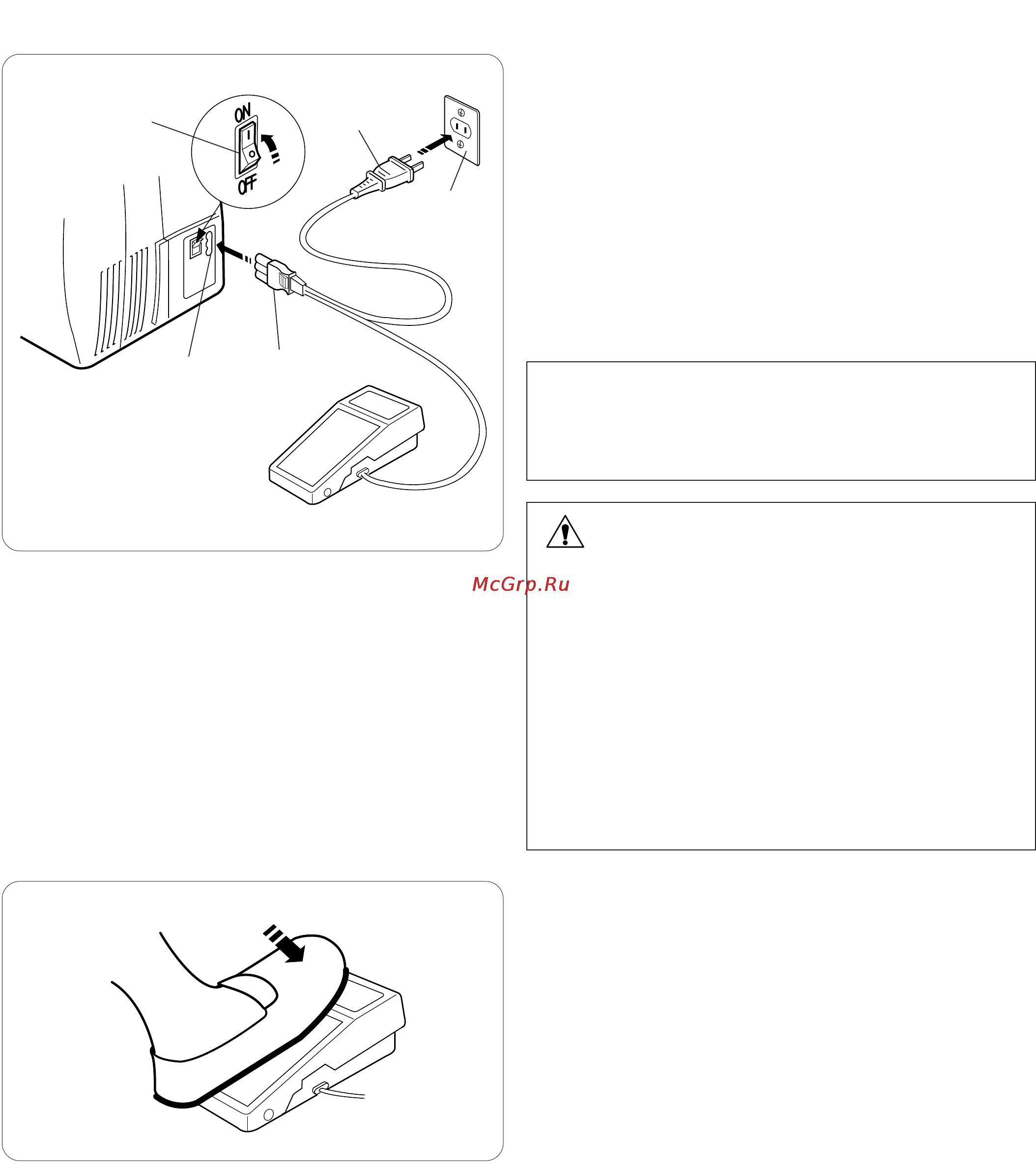 Janome 509 [7/34] Раздел 2 подготовка к работе
