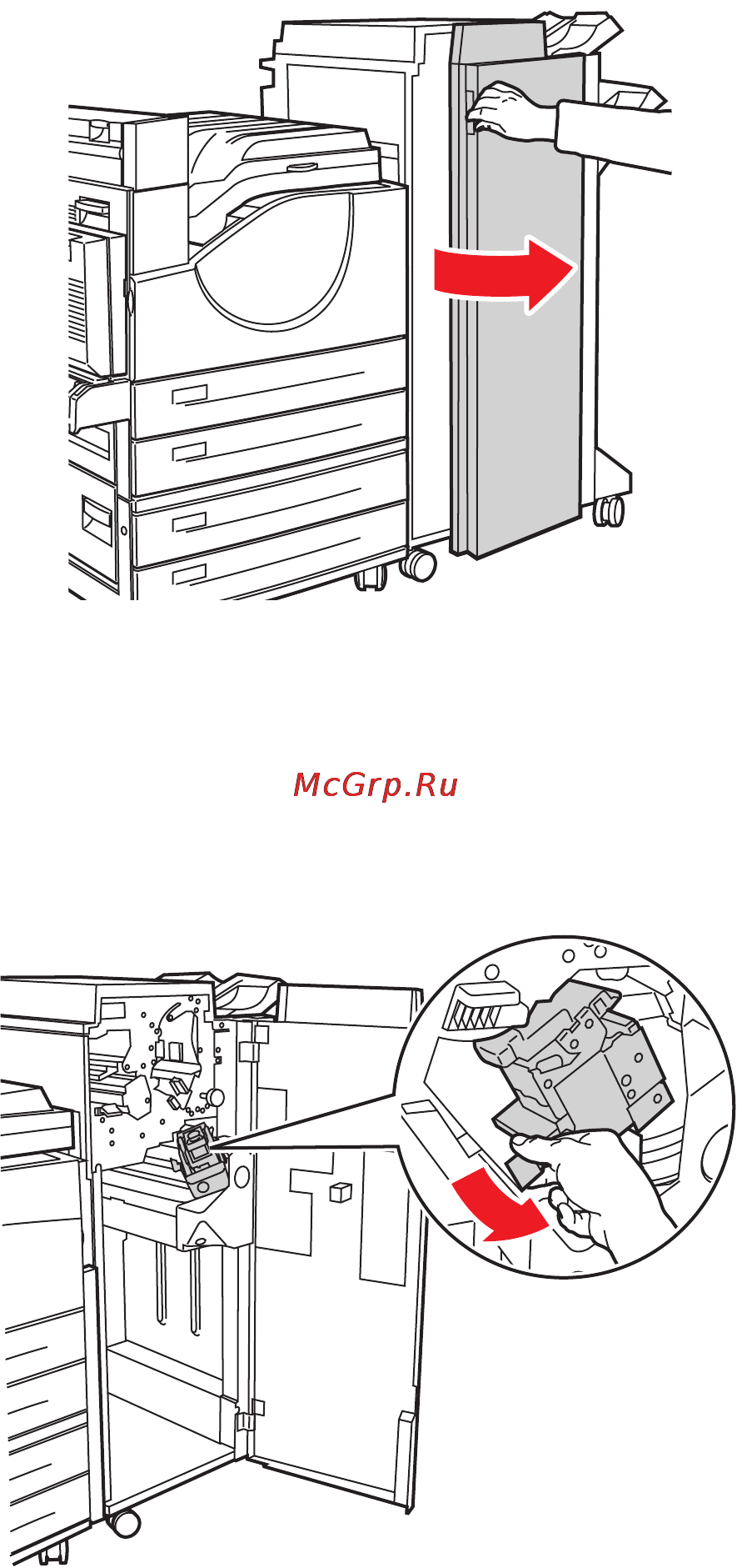 Xerox Phaser 5550 [122/258] Добавление скрепок