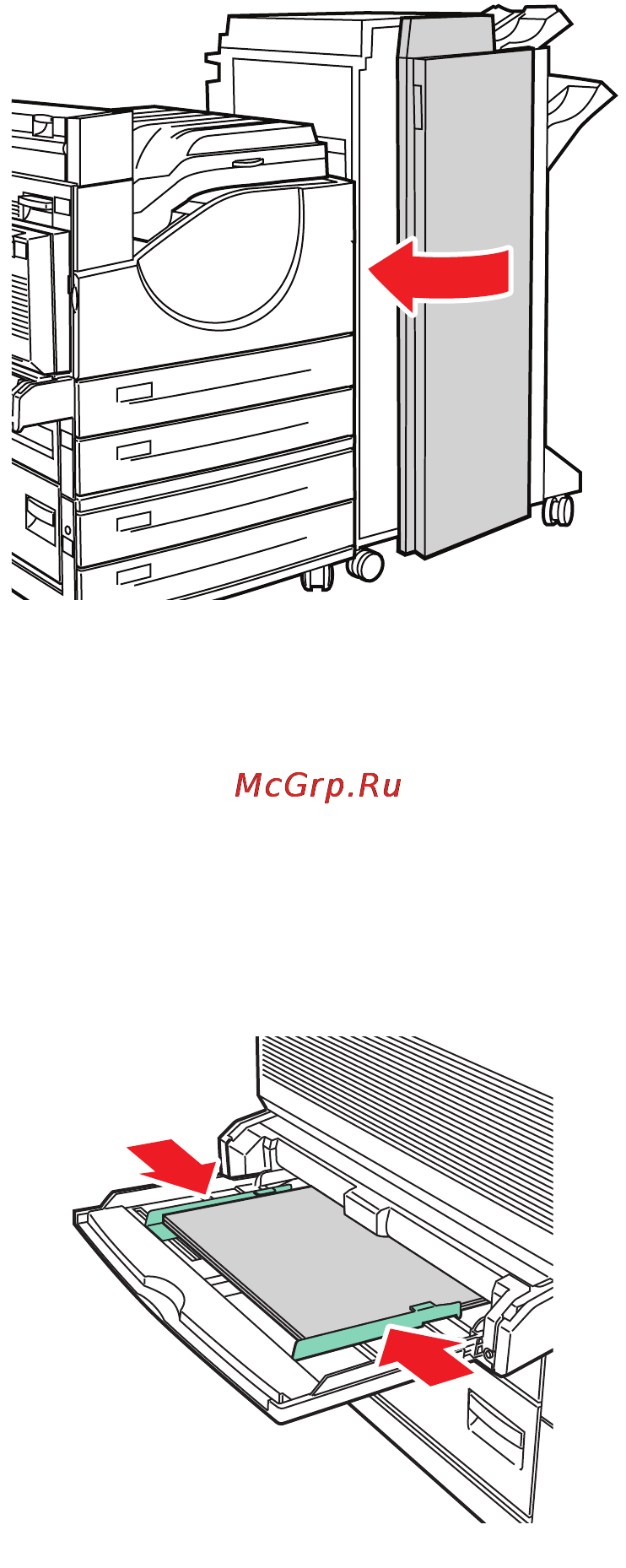 Xerox Phaser 5550 [188/258] Застревание из за размера бумаги в лотке 1 mpt