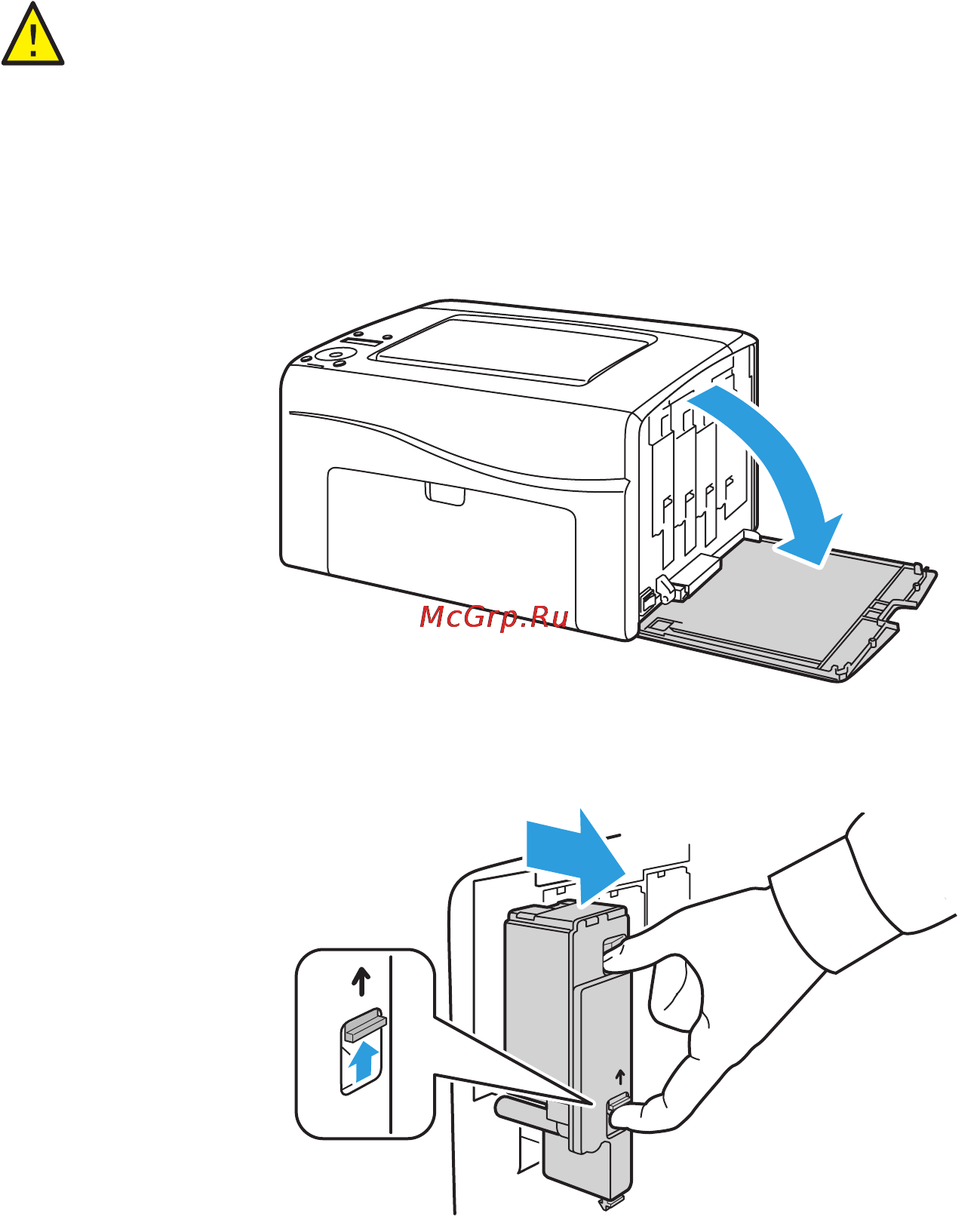 Xerox Phaser 6000 [53/84] Чистка окон светодиодов