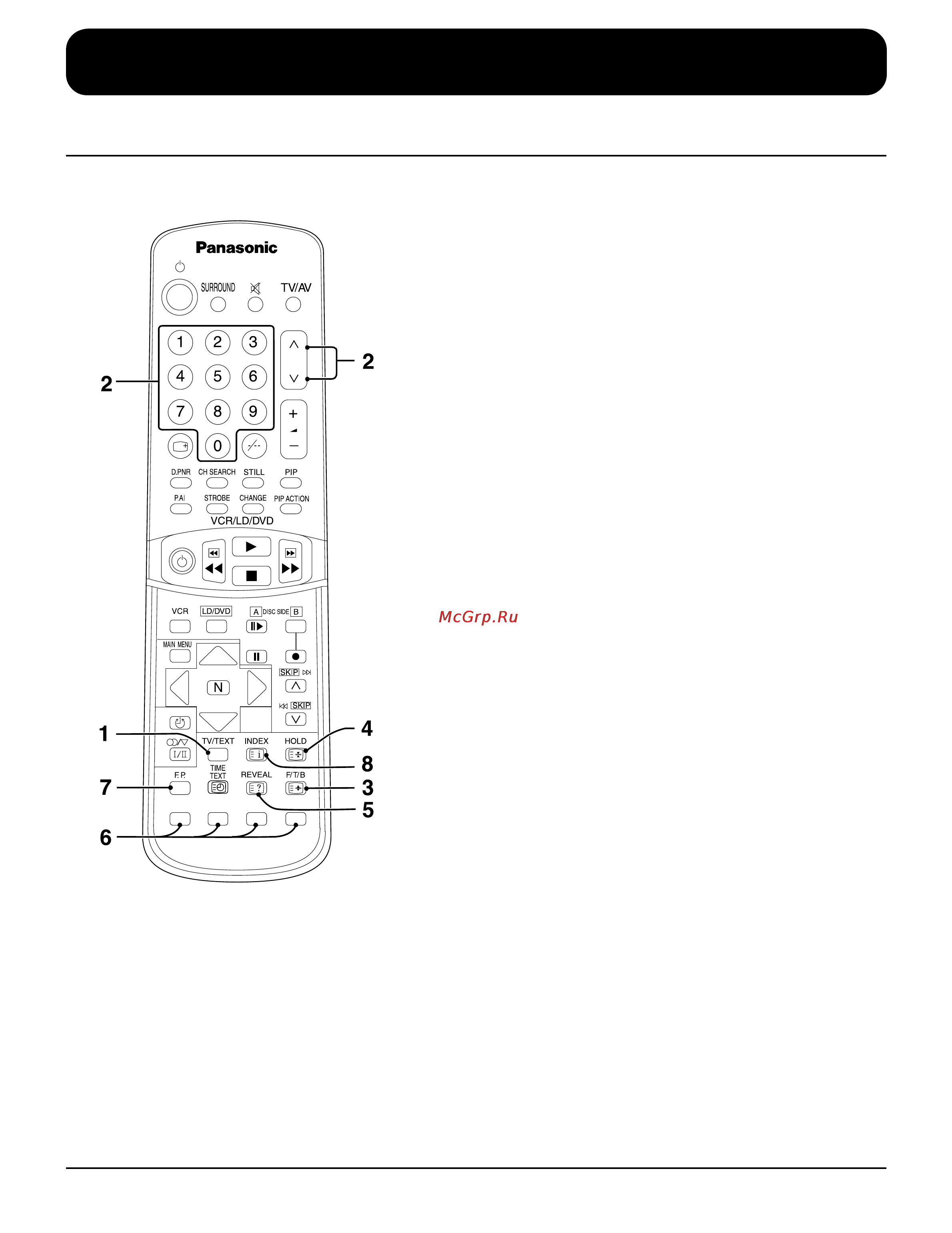 Panasonic TX-43P15H [49/60] Функция телетекста
