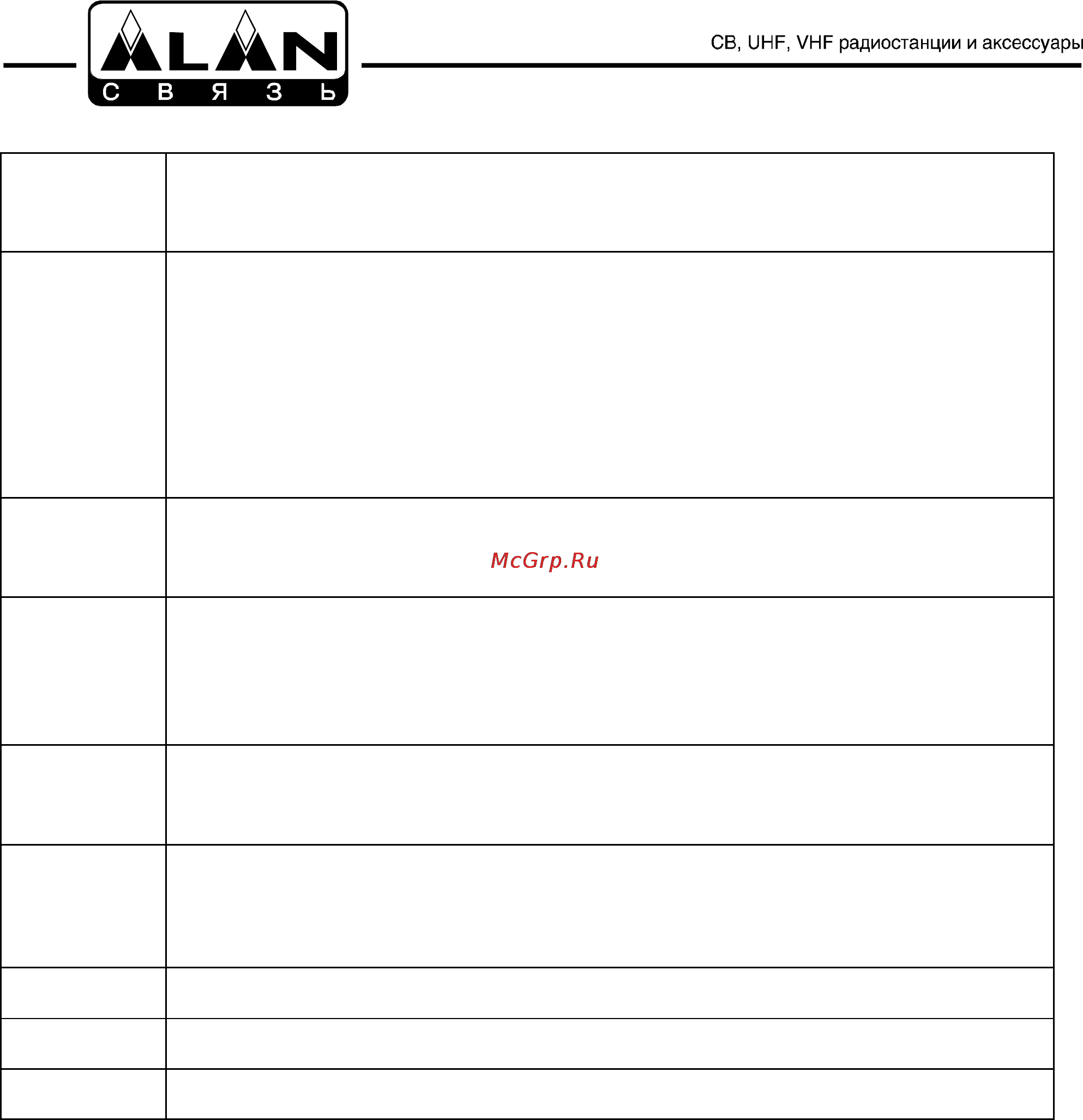Alan 48+ Инструкция по эксплуатации онлайн [2/3] 31235