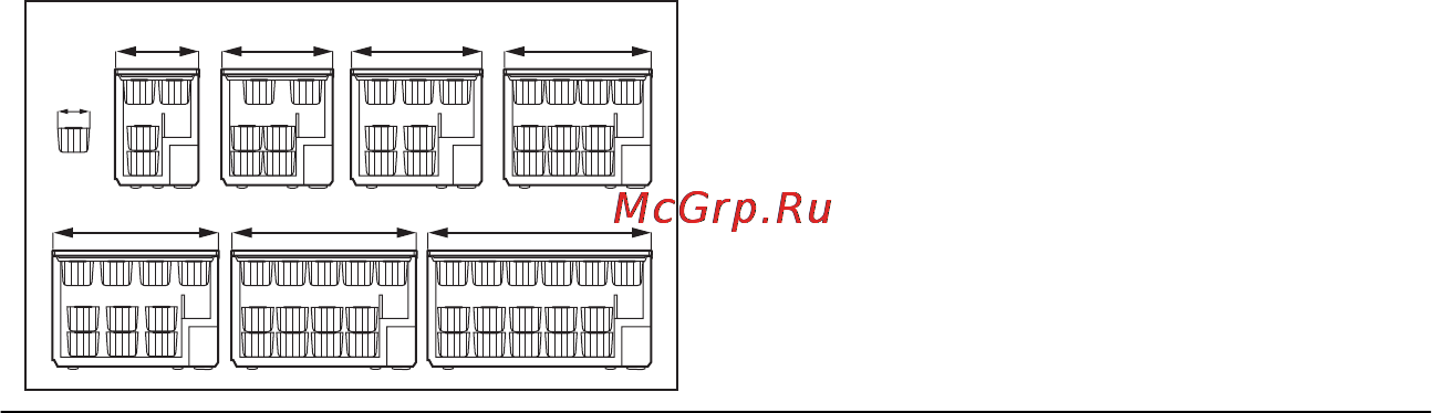 Electrolux EC 2800 AOW1 [29/60] Корзины задвигаются друг в друга на следующих иллюстрациях показано сколь ко корзин помещается в различных моделях морозильников дополнительные корзины можно приобрести в местном сервисном центре