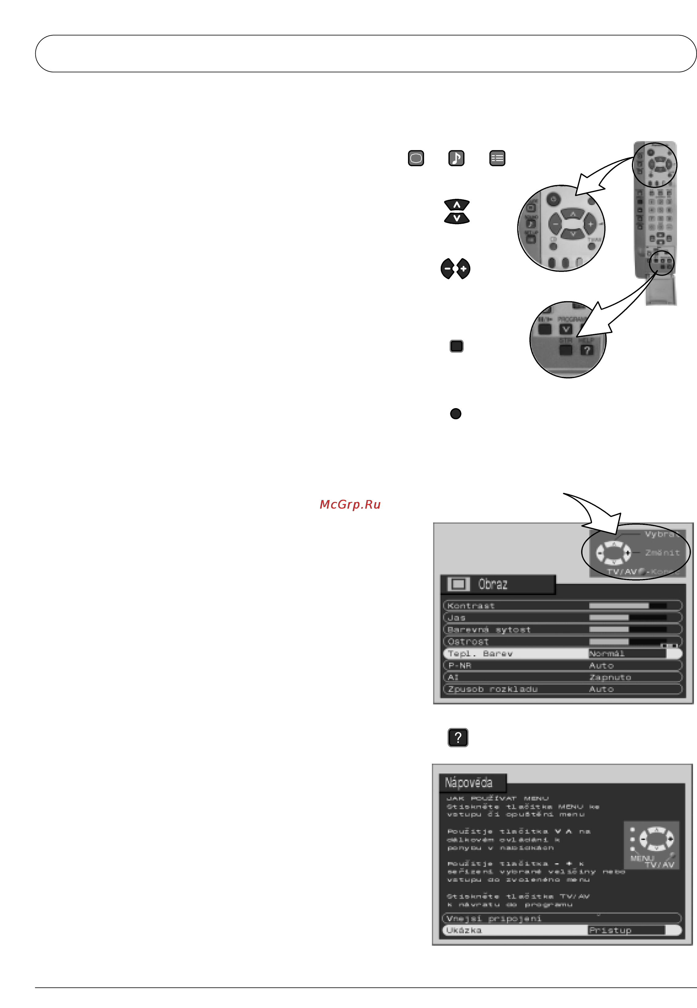 Panasonic TX-36PB50F/P [7/32] Использование экранной индикации