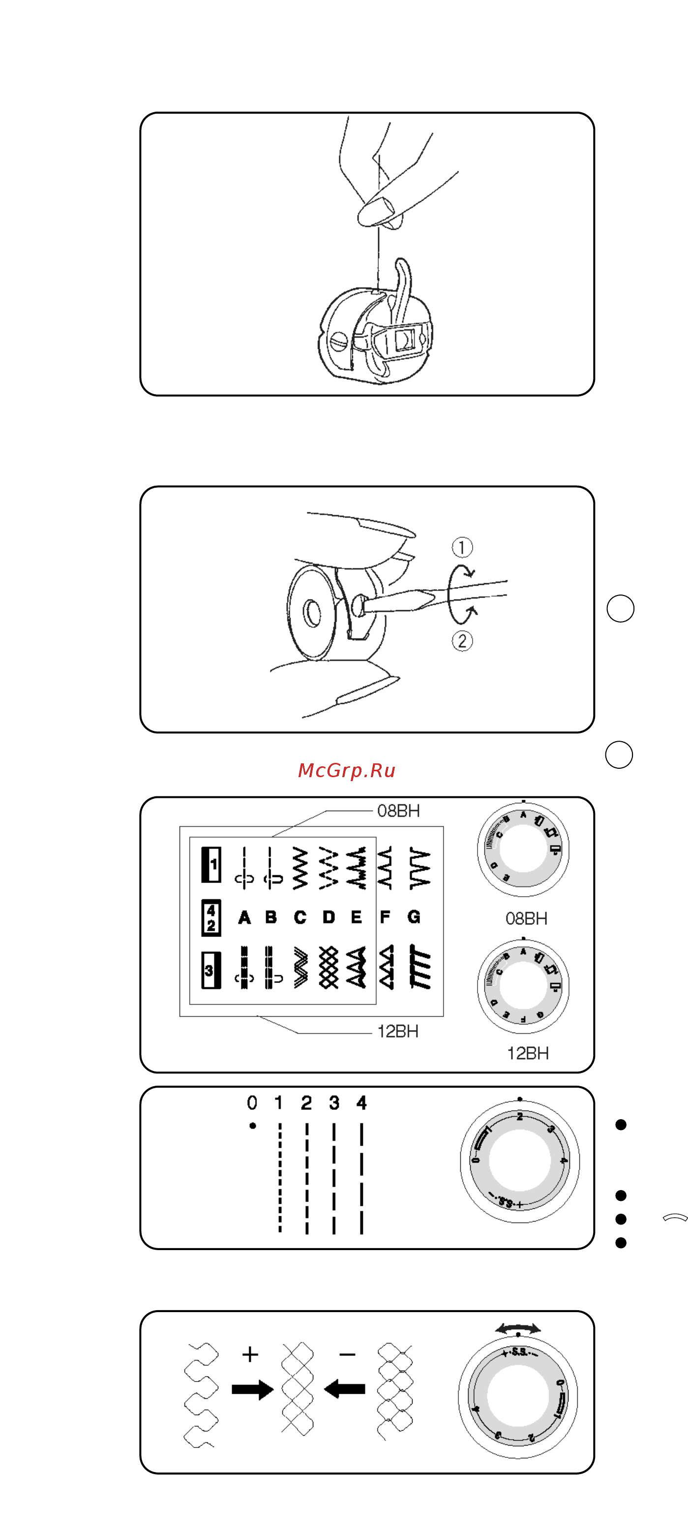 Janome JS 1108 [14/32] Выбор стежков стреч