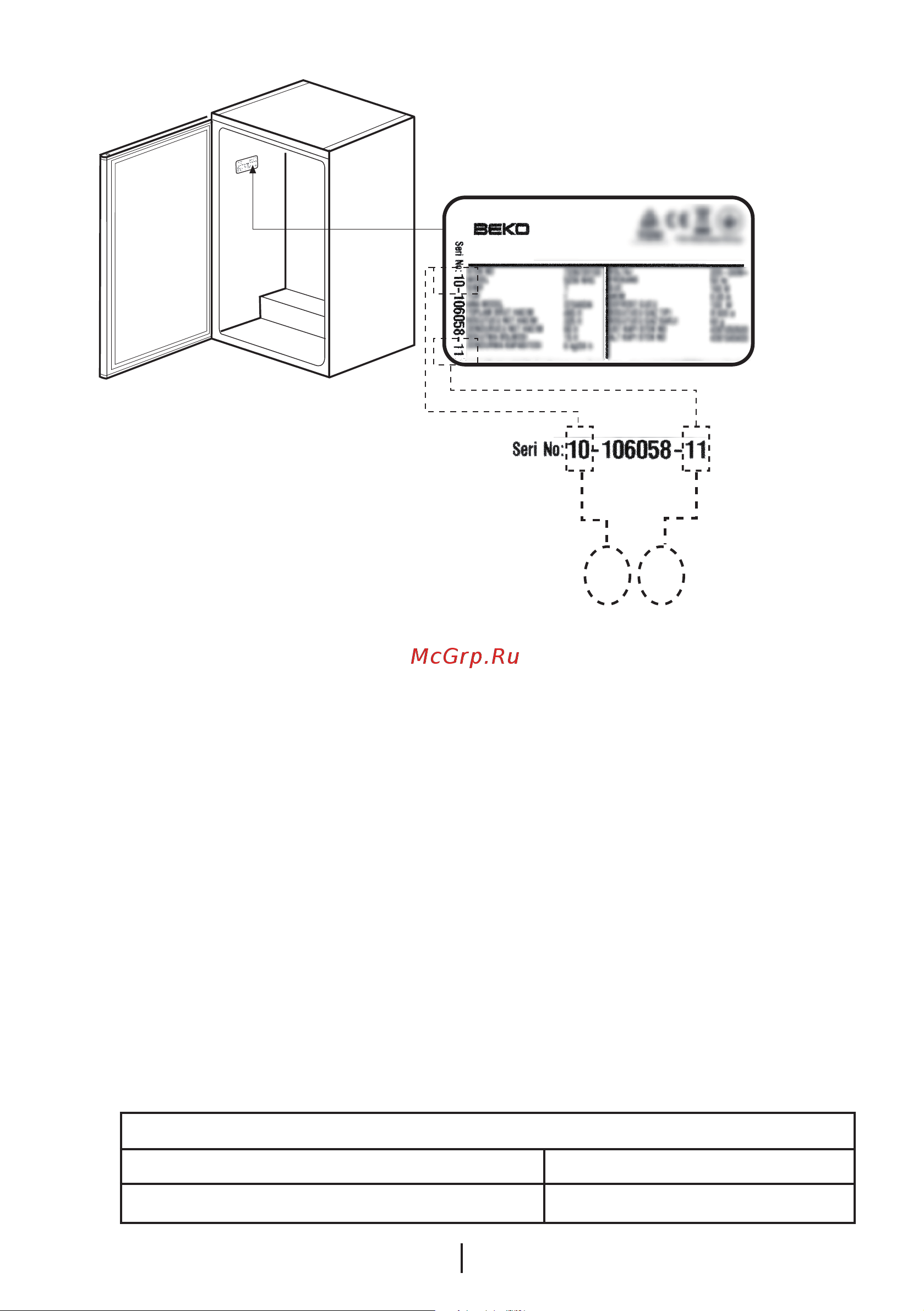 Beko TS1 66020 [8/44] Technical specifications of your freezer