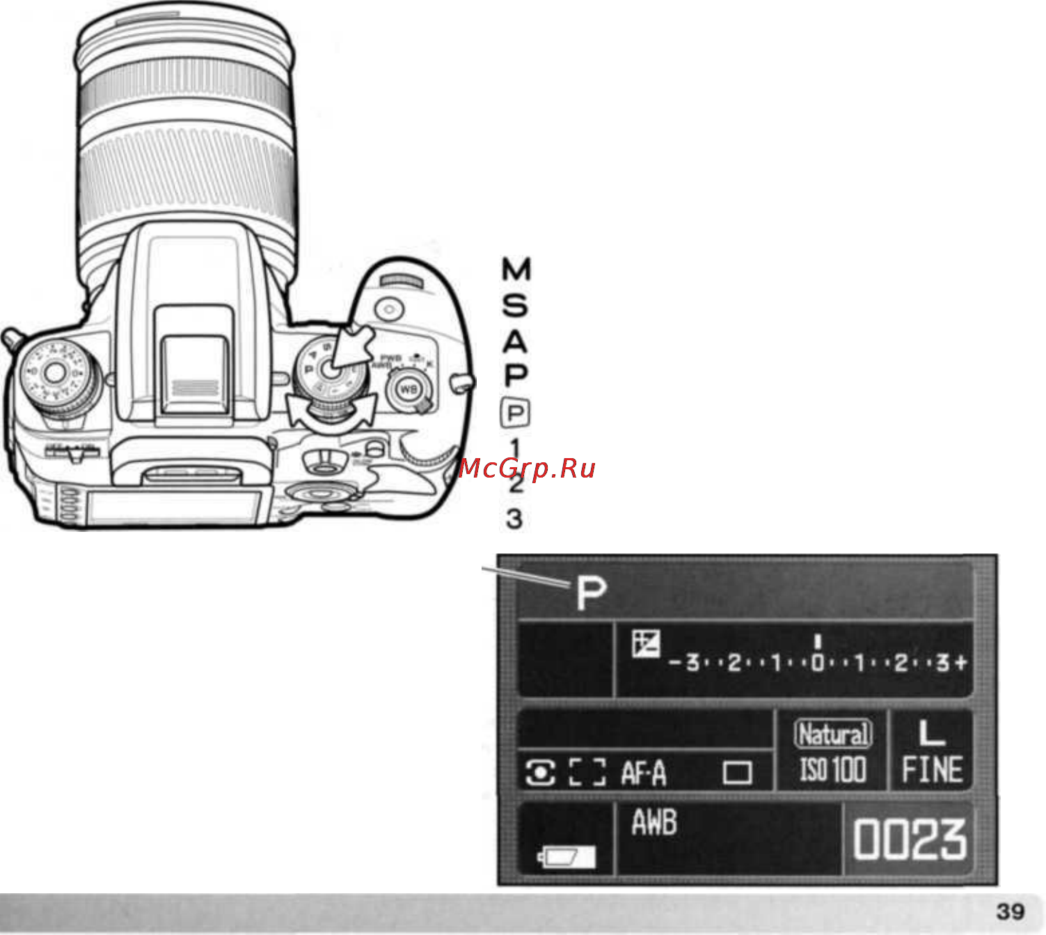 Konica Minolta Dynax 7D [38/146] Режим съемки творческие функции
