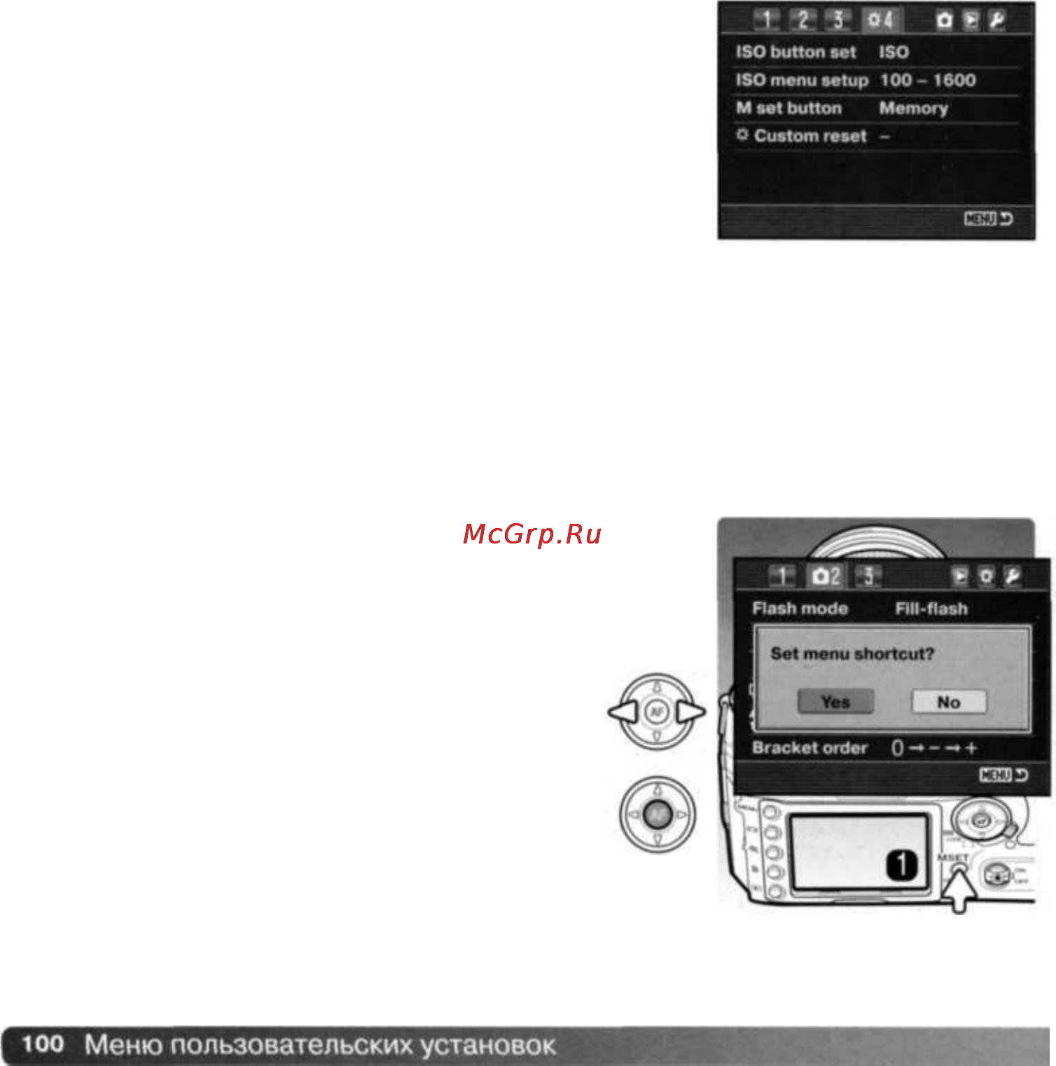 Konica Minolta Dynax 7D [99/146] Кнопка м set