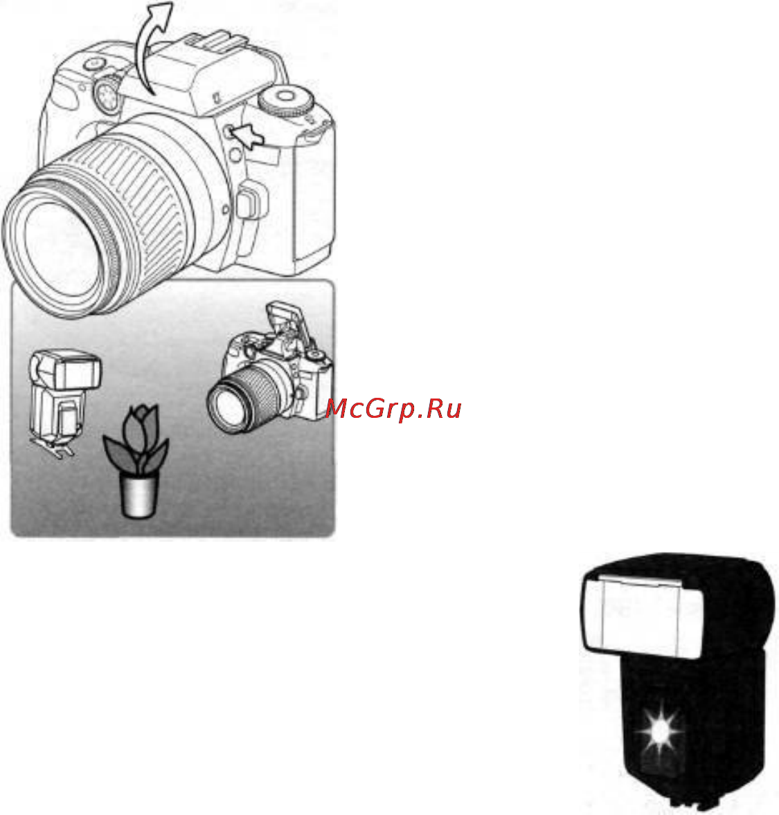 Konica Minolta Dynax 60 [61/84] Вспышку