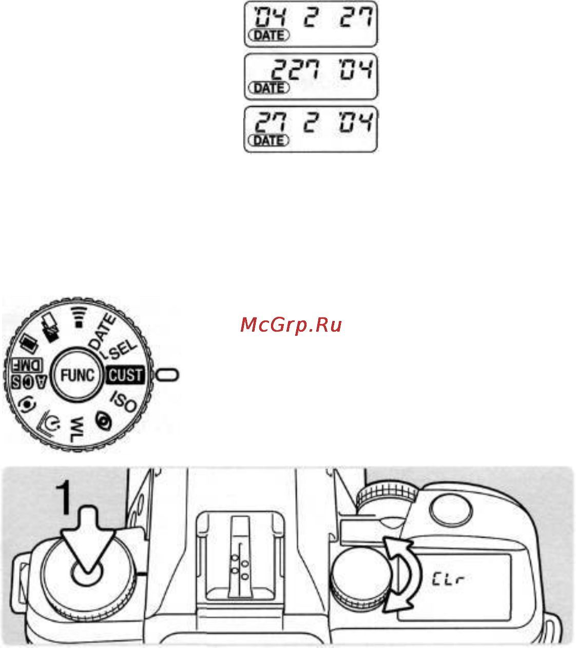 Konica Minolta Dynax 60 [73/84] Сброс пользовательских функций
