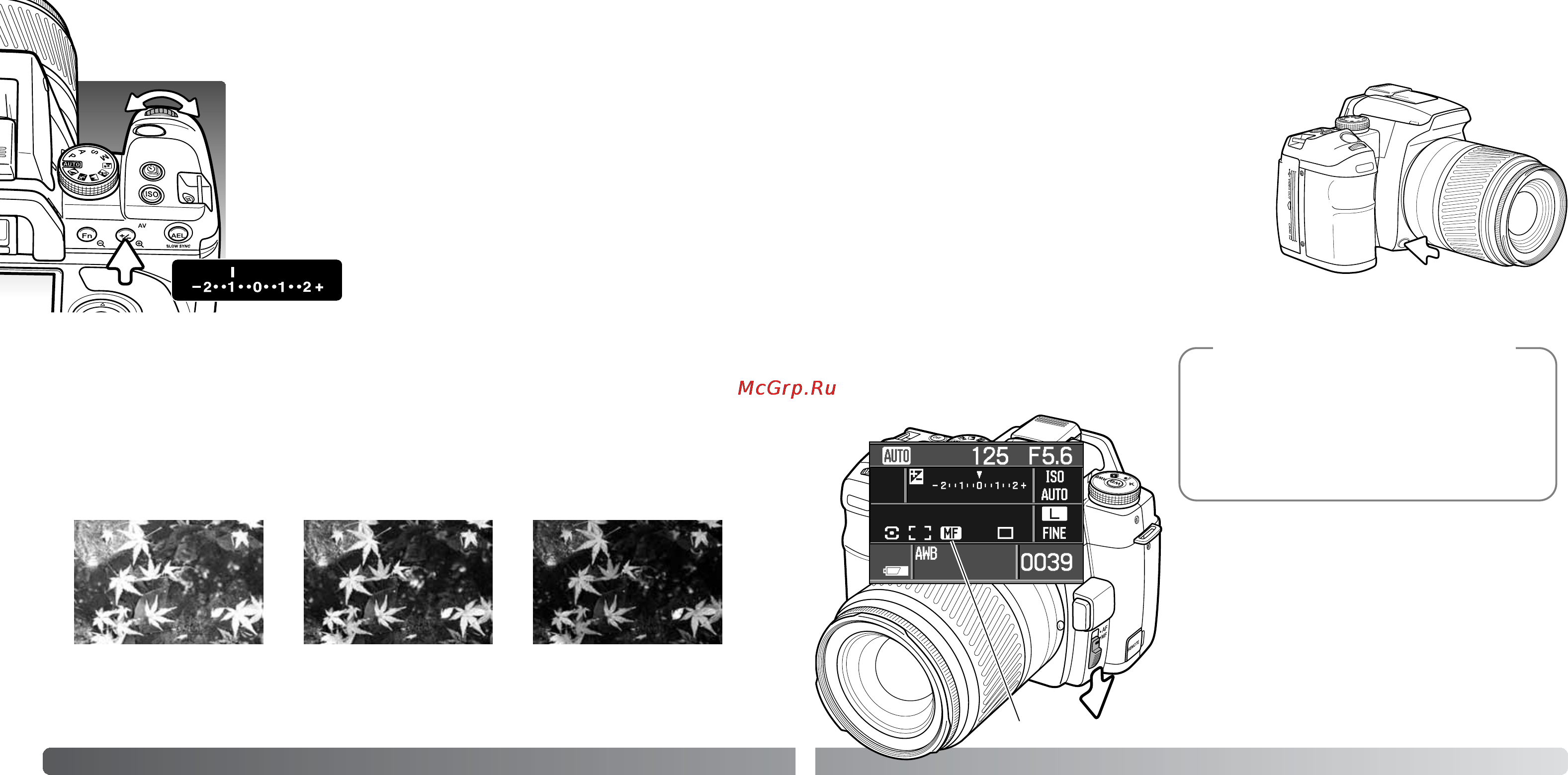 Konica Minolta Dynax 5D [25/74] Переключатель af mf