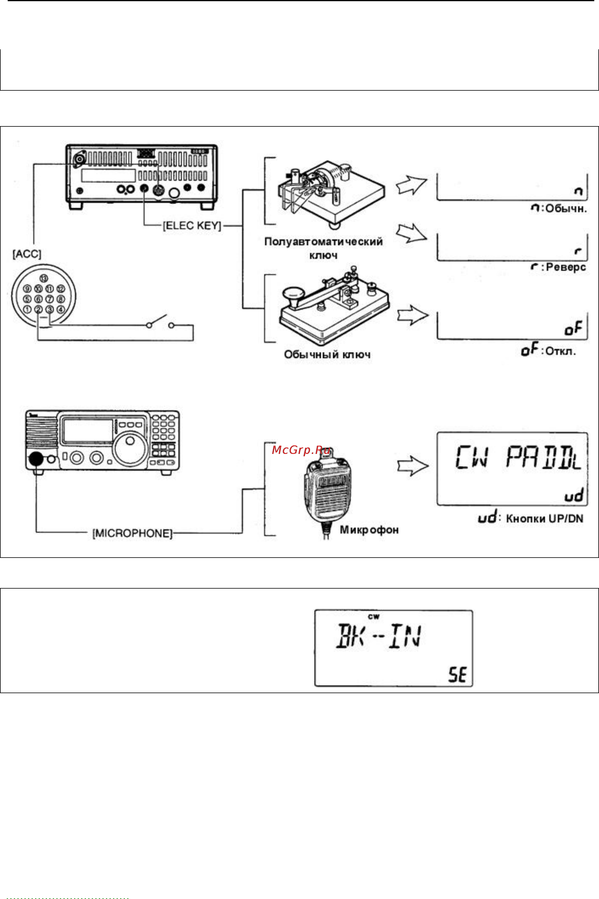 Icom IC-78 [29/54] Работа cw