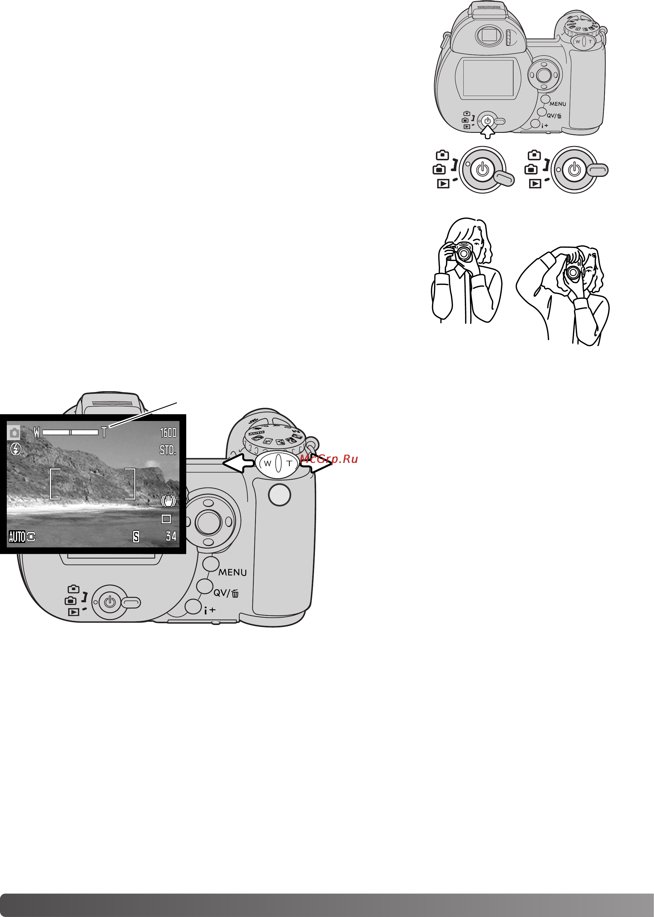Konica Minolta Dimage Z3 [20/124] Режим съемки основные опе рации