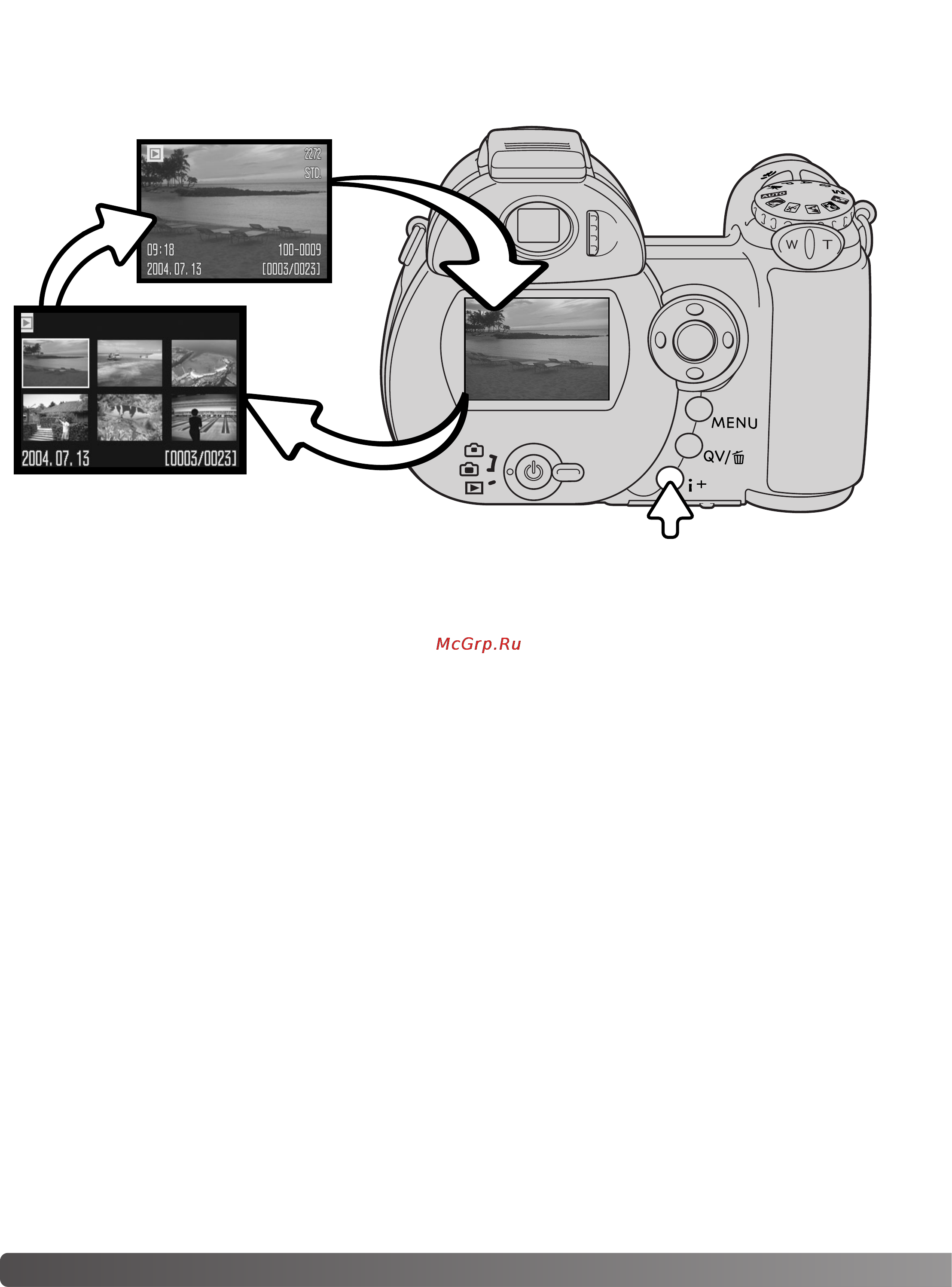 Konica Minolta Dimage Z3 [32/124] Кнопка вывода информации i