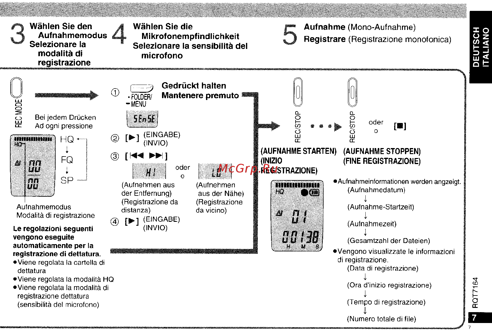 Panasonic RR-QR160 [7/22] Nn tjn