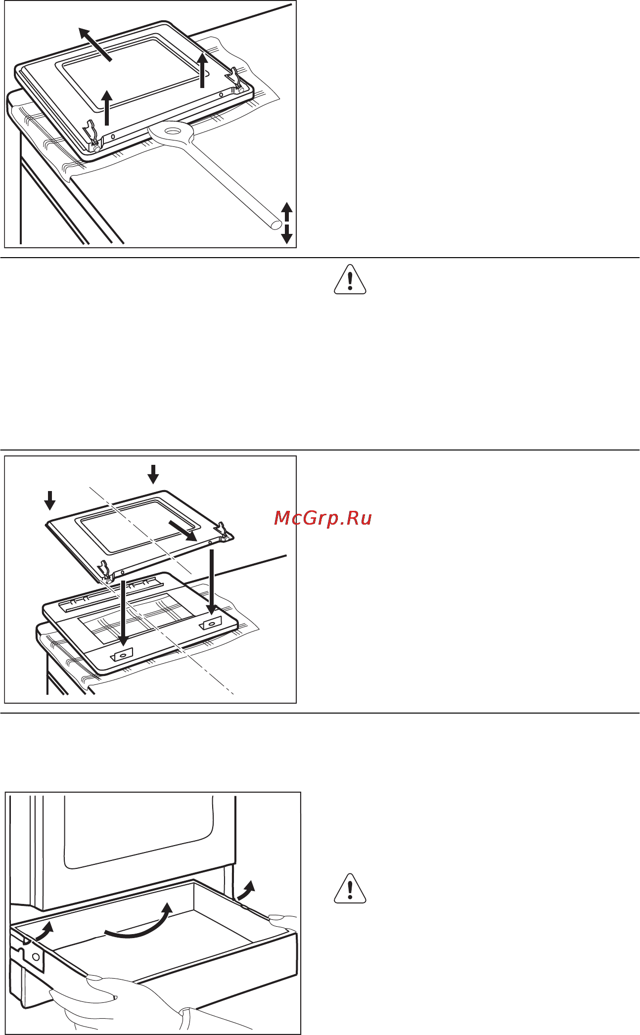 Electrolux EKC 54501 OX [49/56] Виймання шухляди