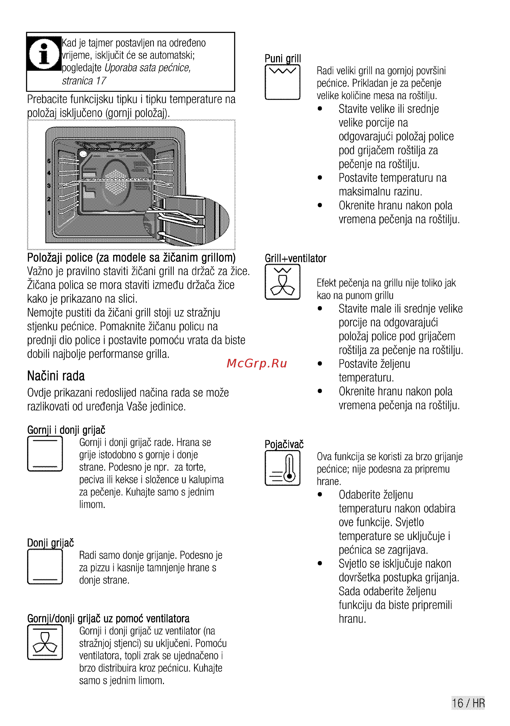 Beko CSE 57100 GW [17/76] Nacini rada