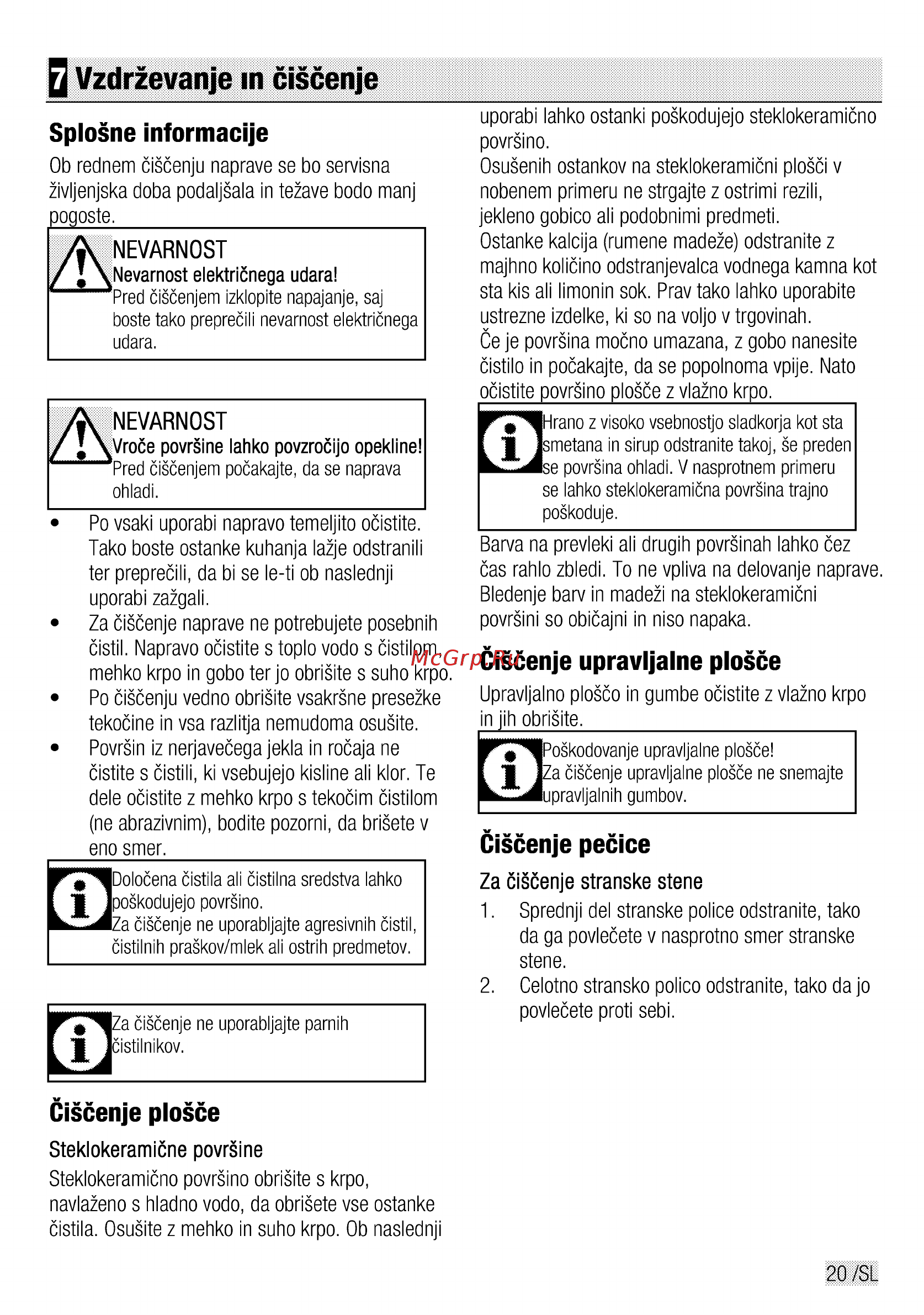 Beko CSE 57100 GW [69/76] Ciscenje plosce