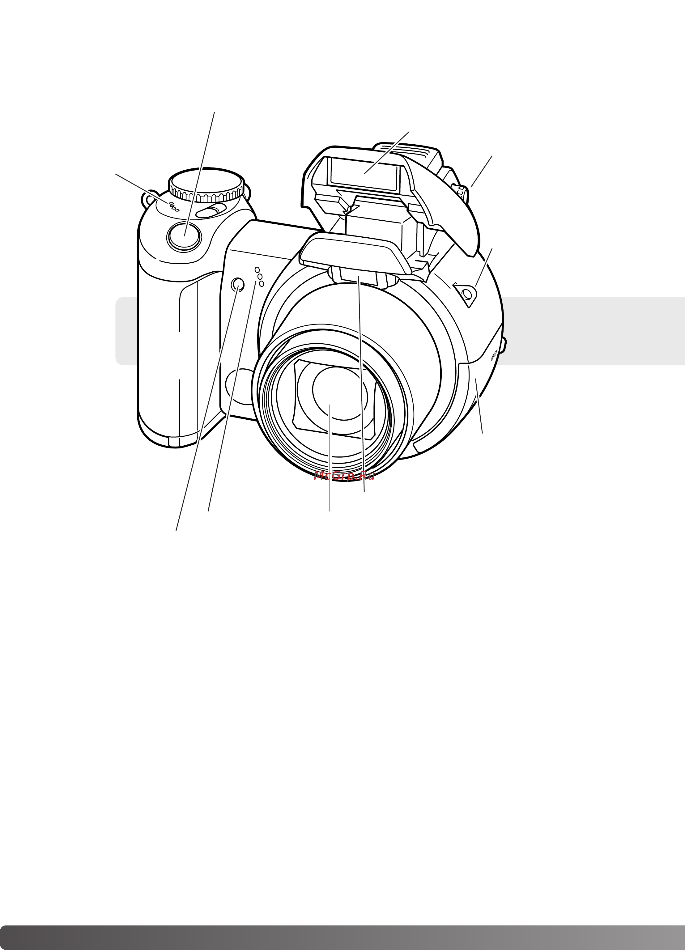 Konica Minolta Dimage Z2 [10/124] Наименование частей фотокамеры