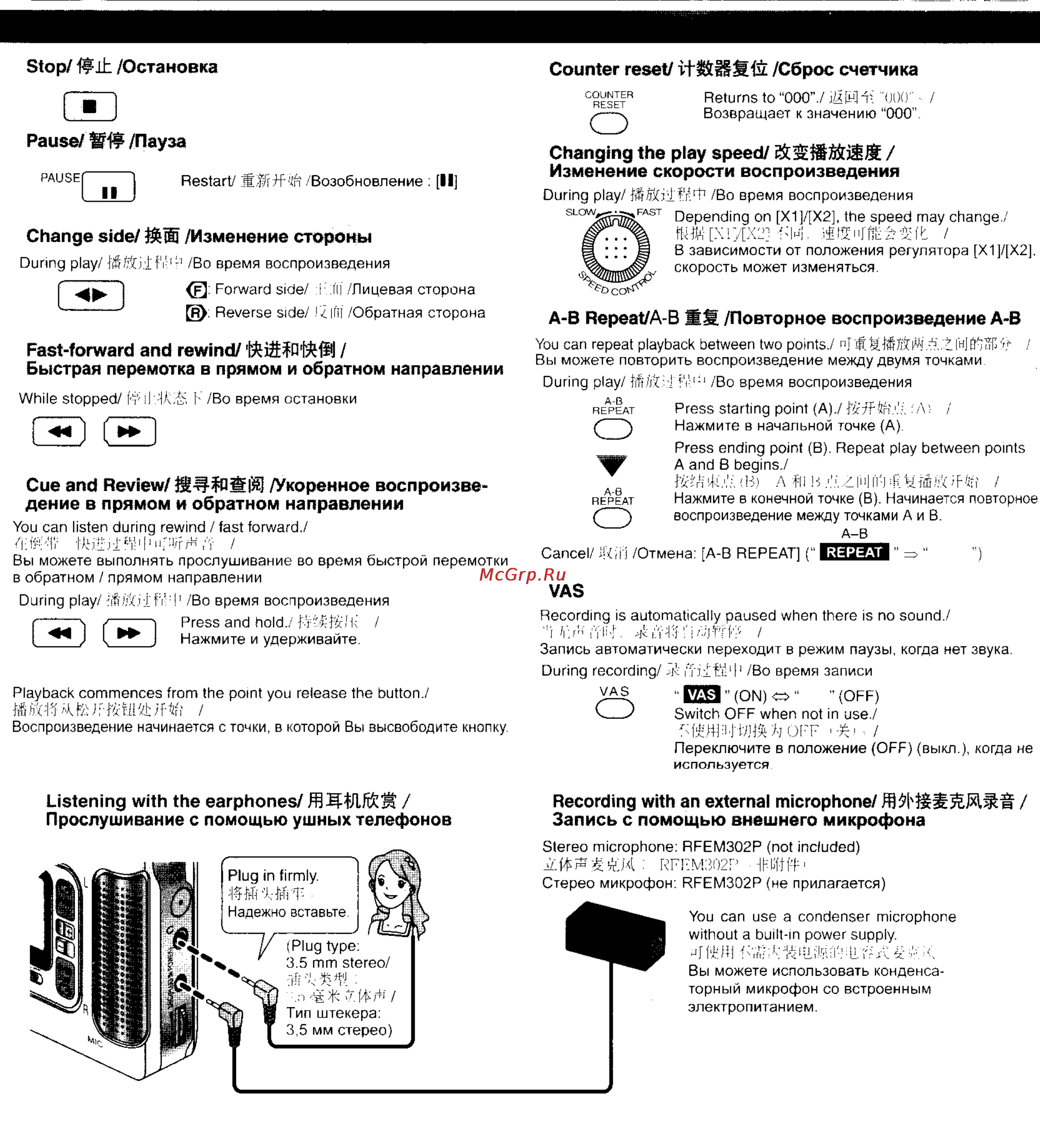 Panasonic RQ-L470 [4/8] X xa afx 4 u ч x
