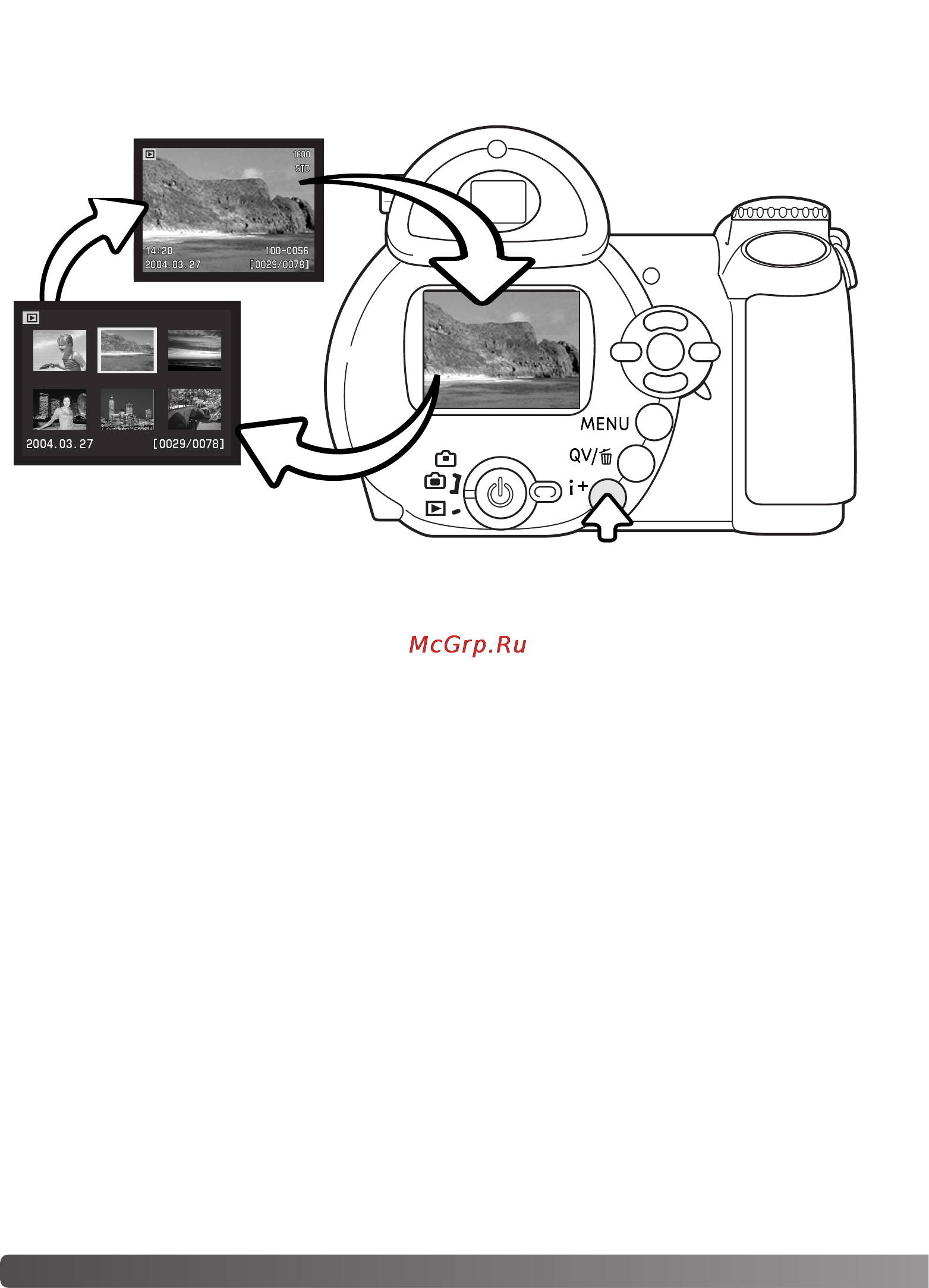Konica Minolta Dimage Z10 [32/120] Кнопка вывода информации i