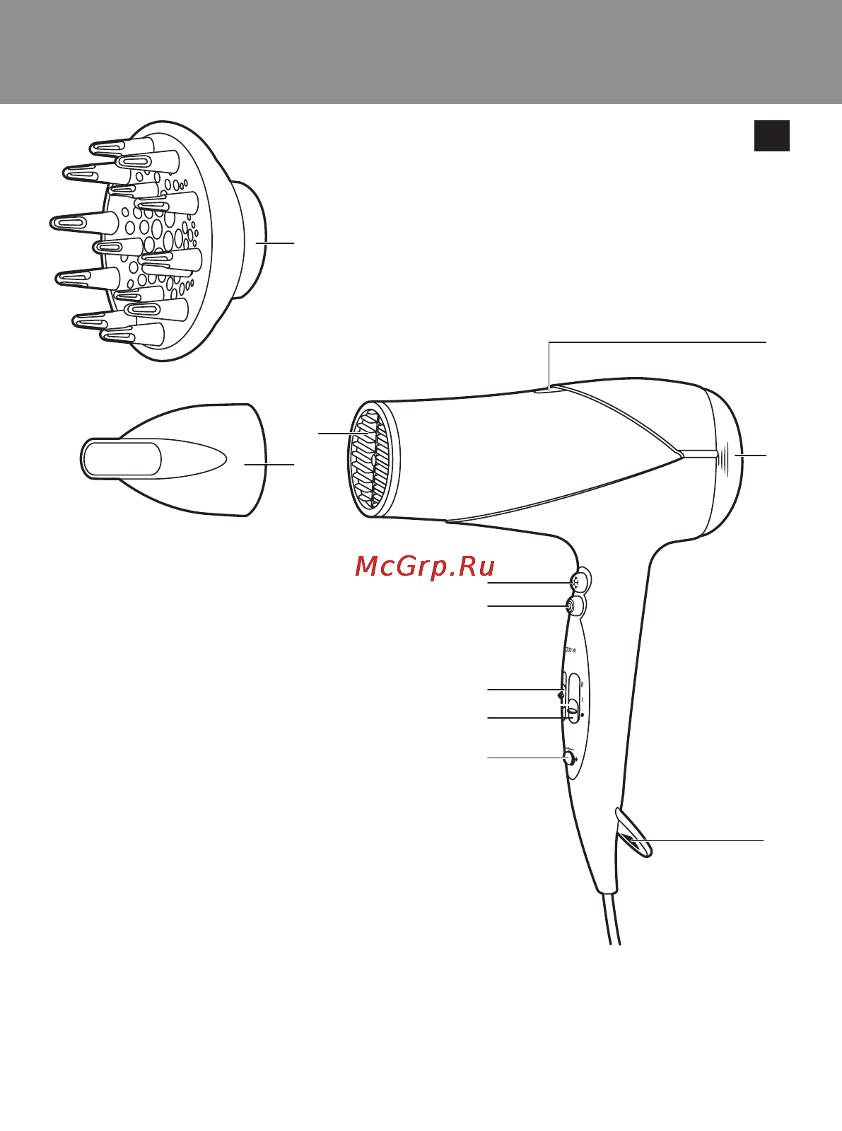 Philips HP8180/00 Инструкция по эксплуатации онлайн [3/12] 31480