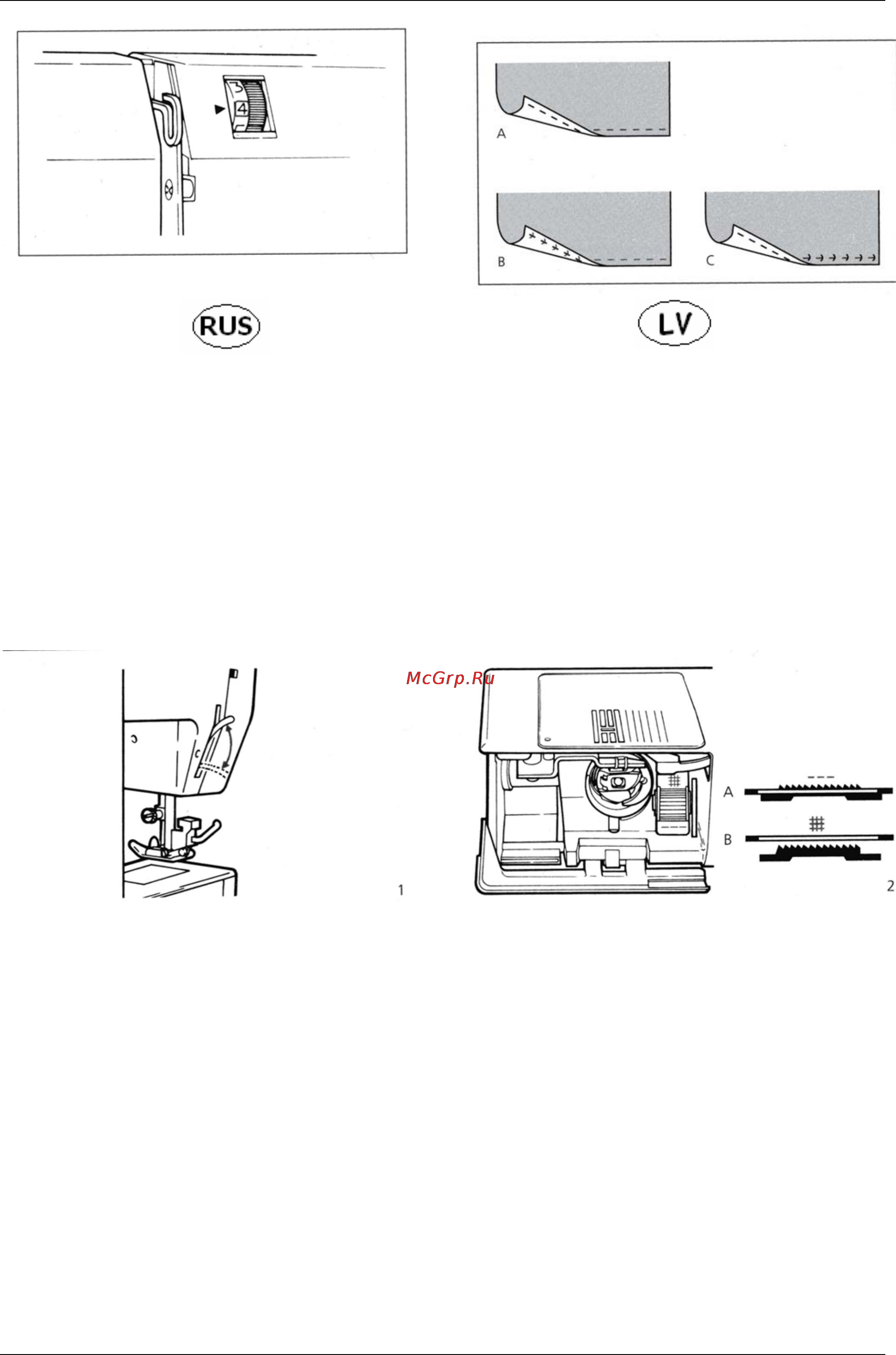 Bernina Bernette 815e [12/30] Натяжение верхней нити