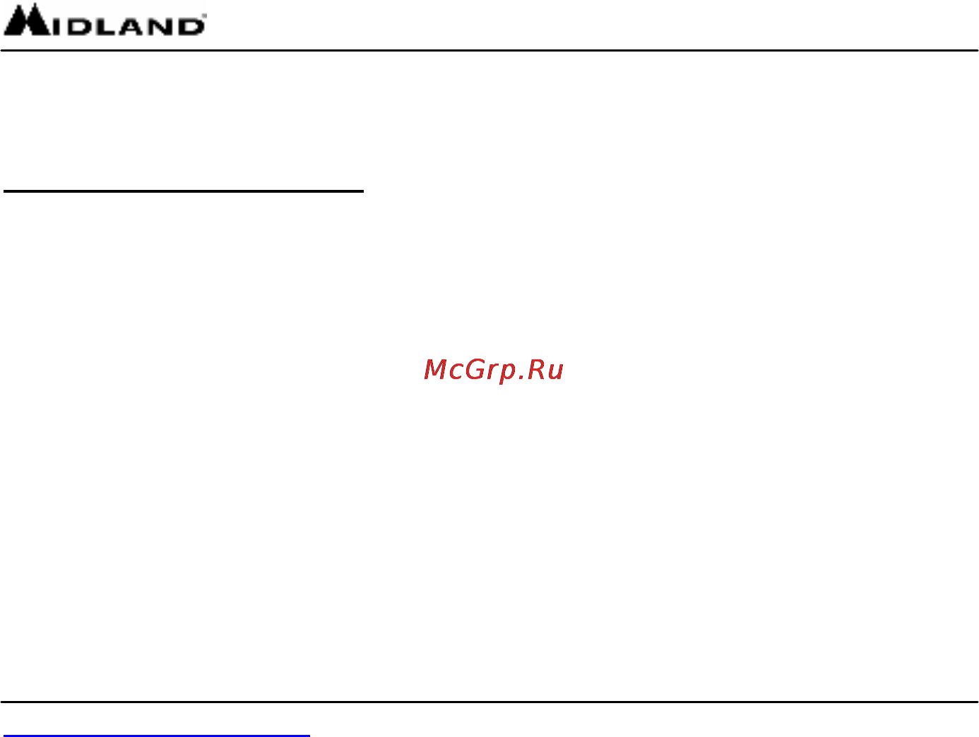 Midland GXT-400 [17/19] Техническая спецификация