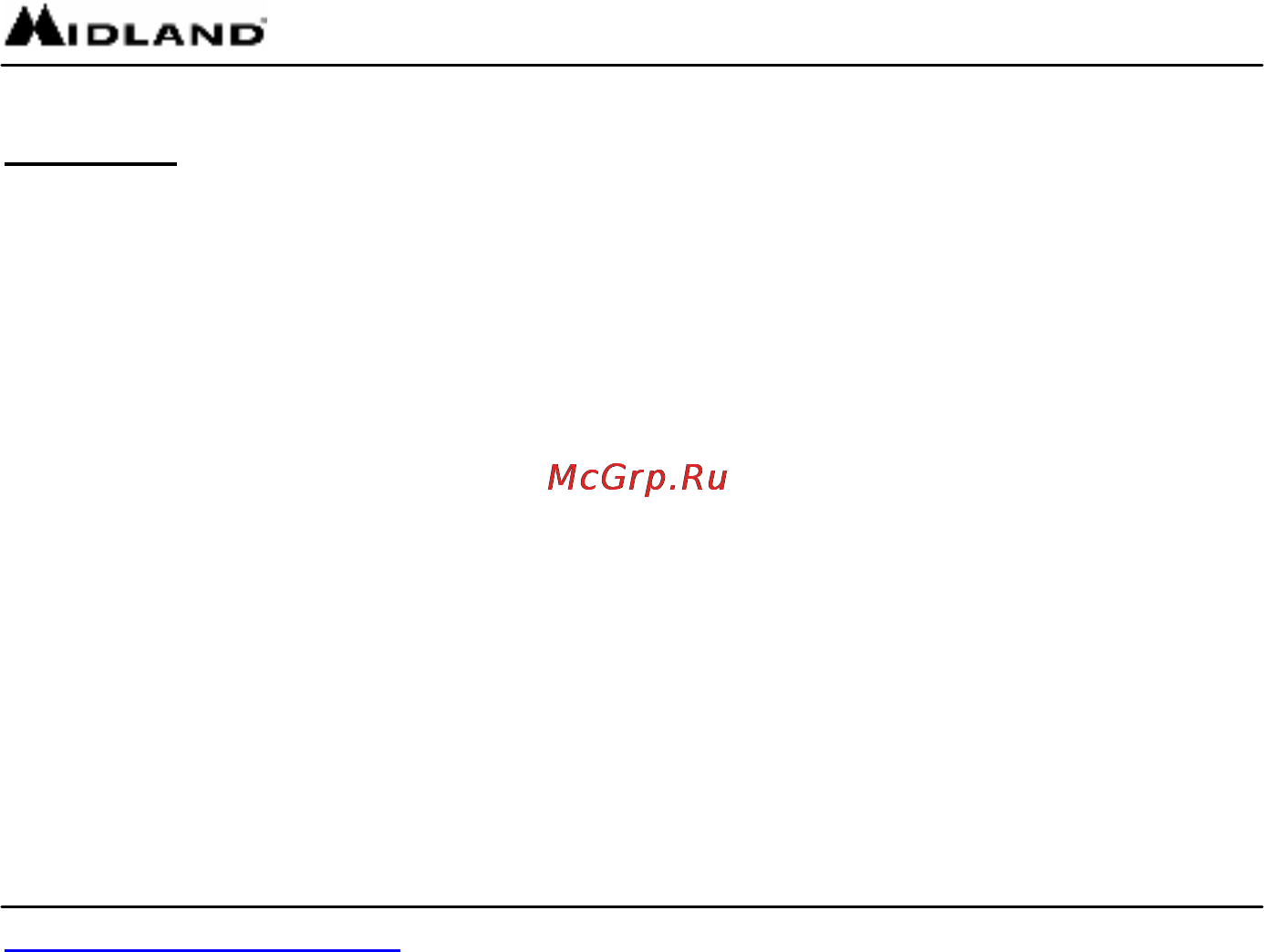 Midland GXT-400 [2/19] Указатель