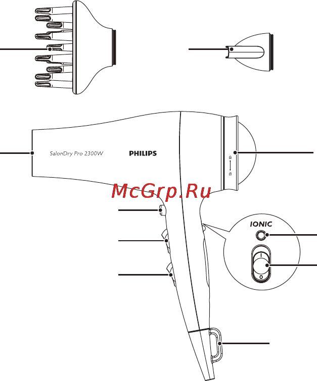 Philips HP8251/00 Инструкция по эксплуатации онлайн [2/7] 31485