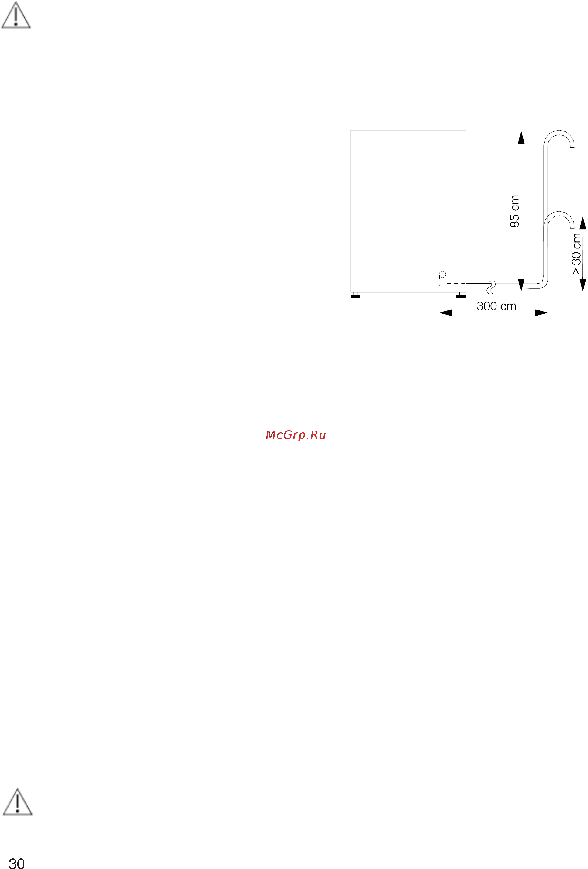 Electrolux ESF 687 [30/32] Отвод воды
