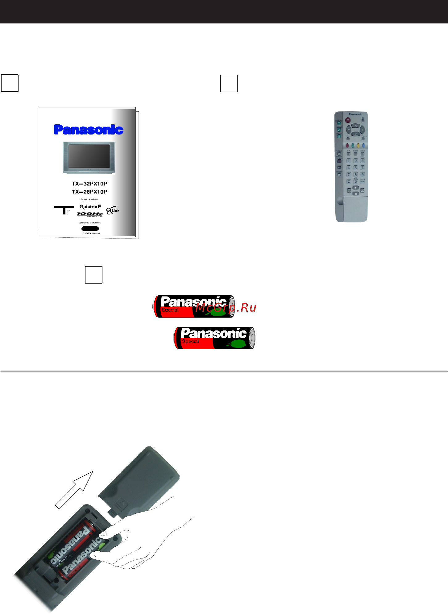 Panasonic TX-32PX10P [4/32] Комплектация