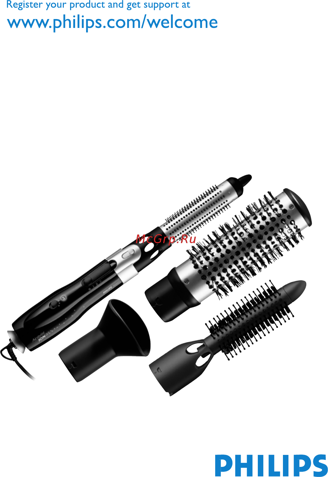 Philips SALON AIRSTYLIST ION HP4674/00 Инструкция по эксплуатации онлайн