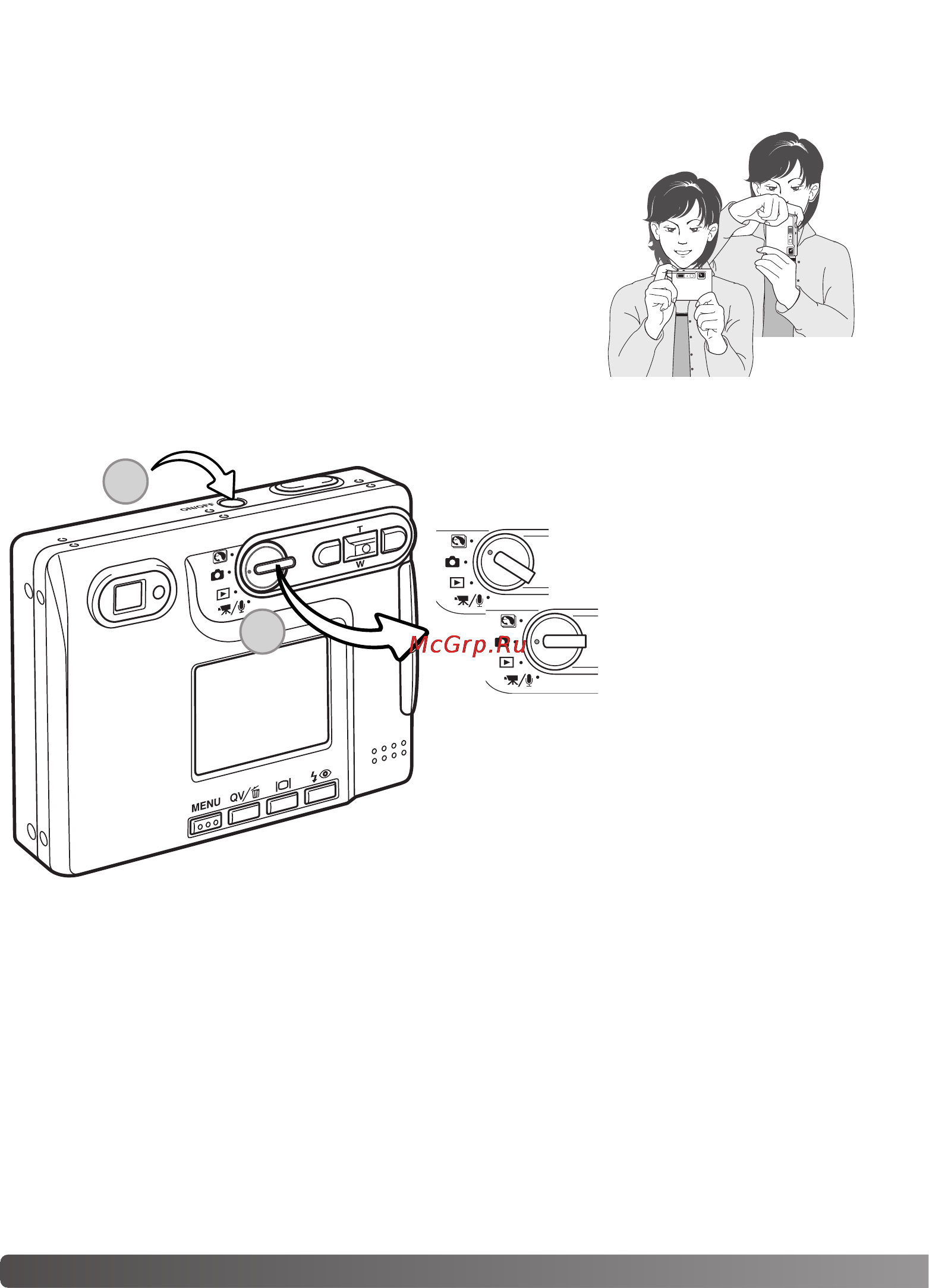 Konica Minolta Dimage Xg [24/132] Режим съемки основные операции